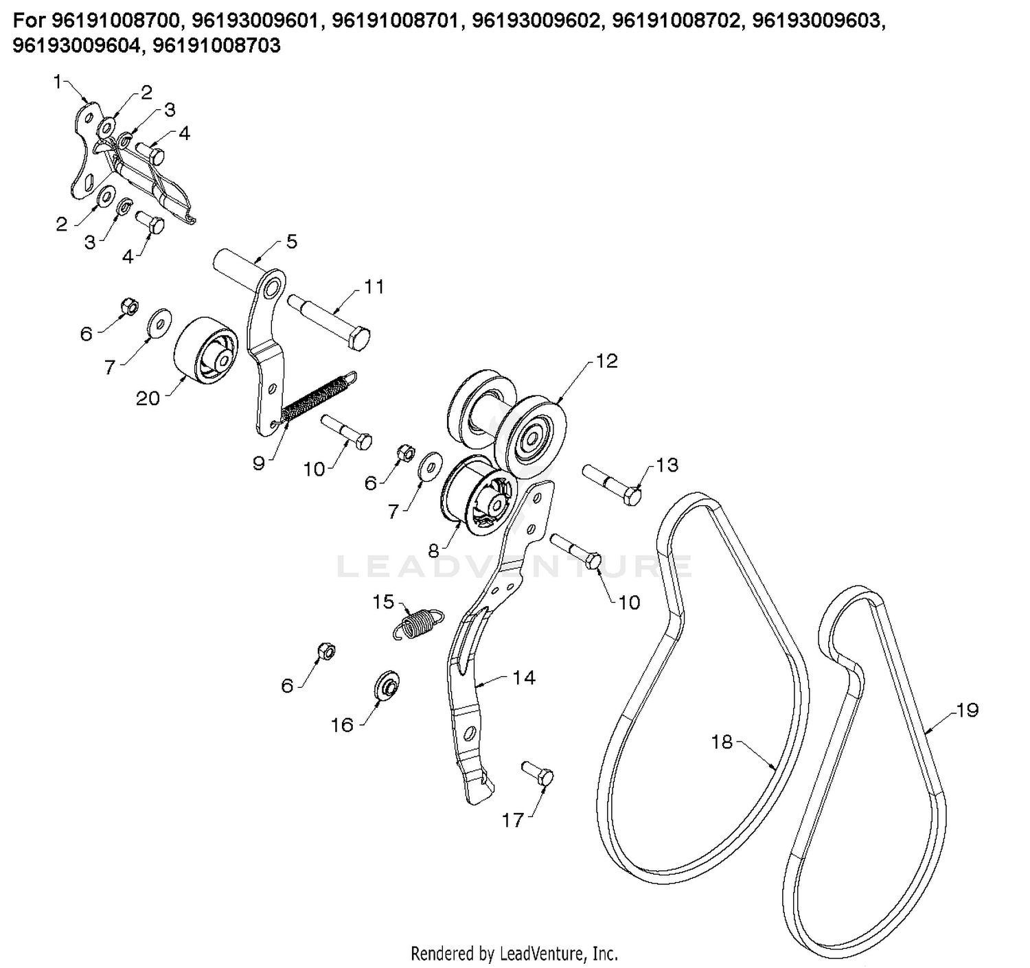 CHASSIS, ENGINE & PULLEYS 2