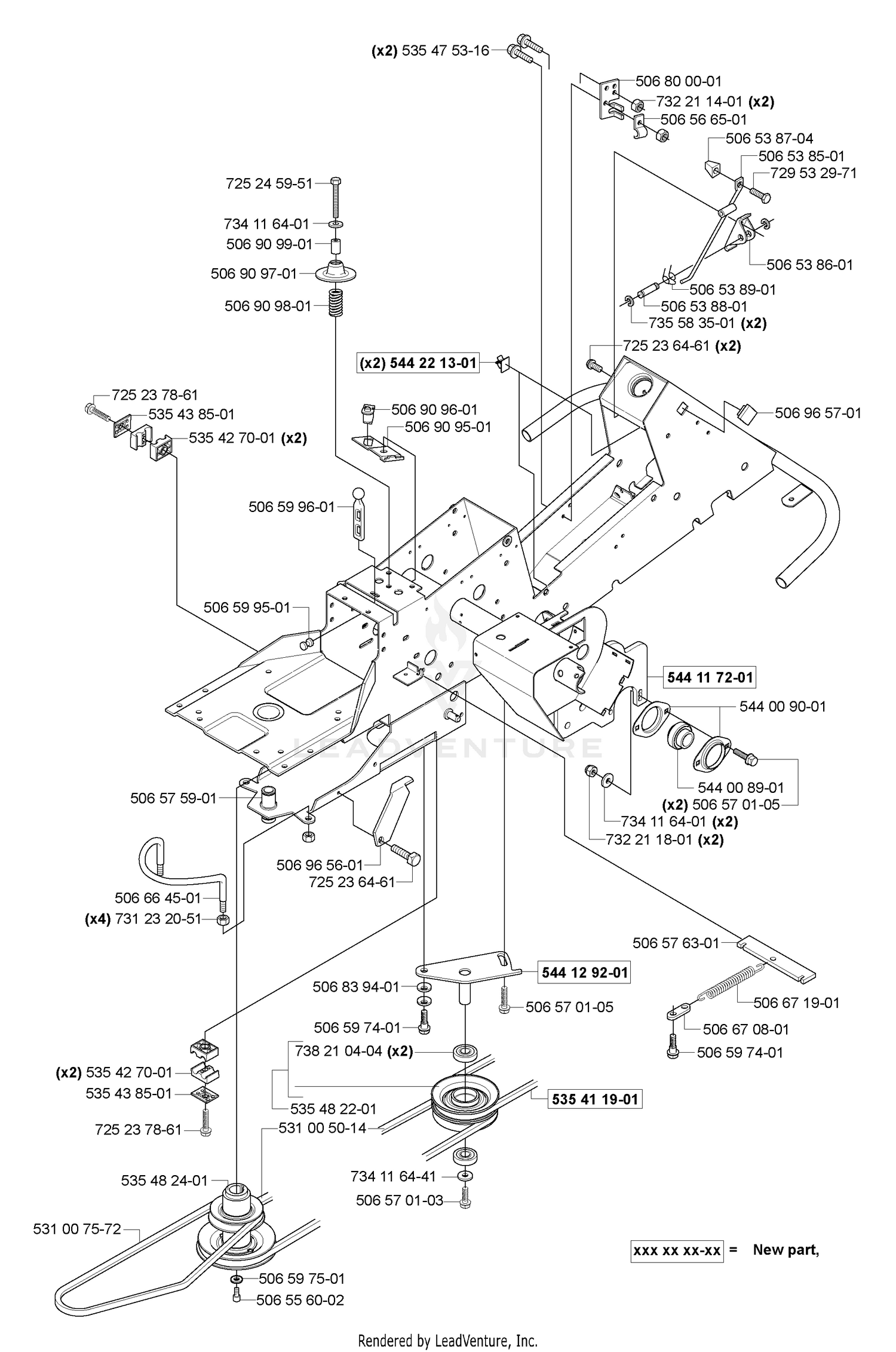 Chassis (Pulleys / Belts)
