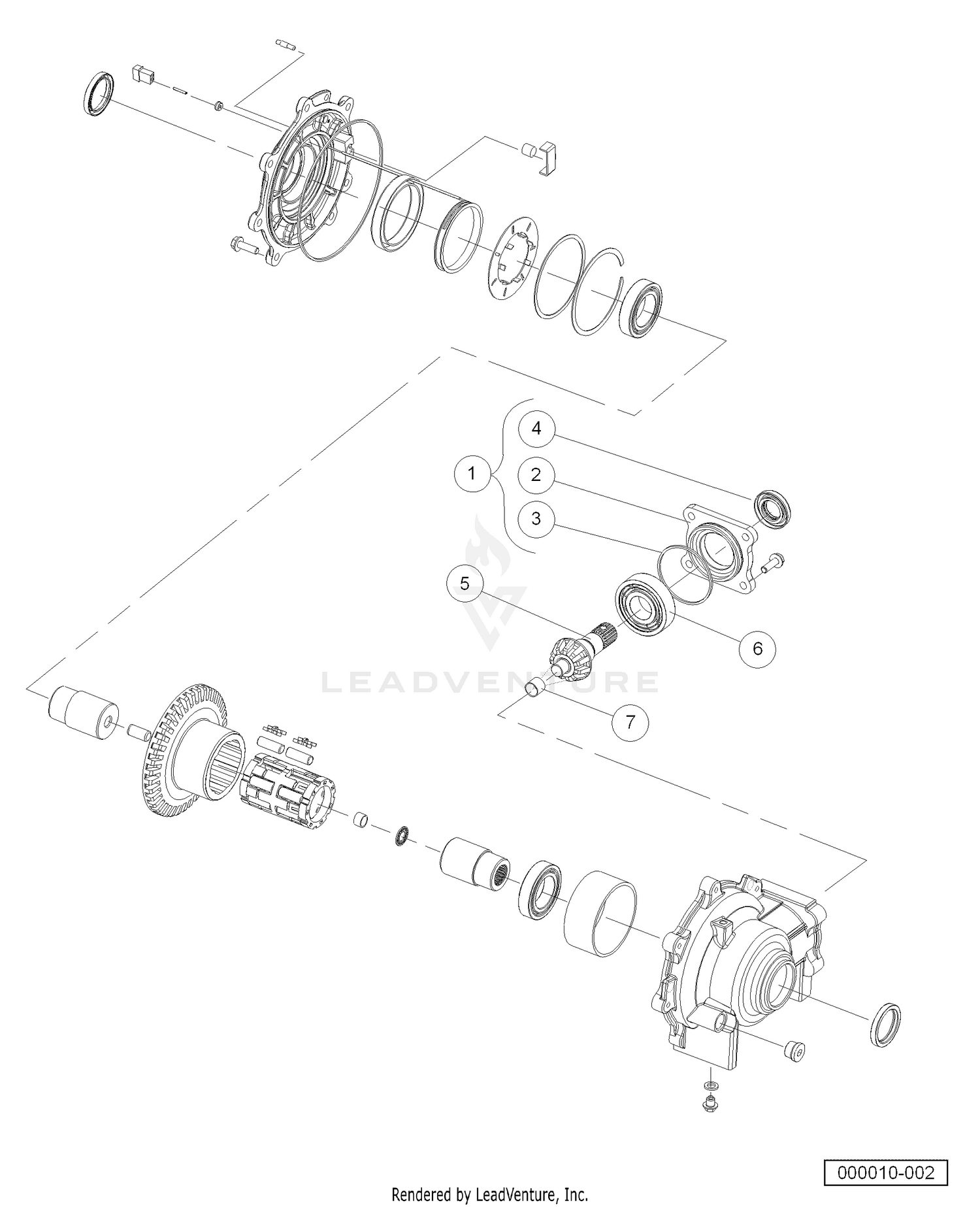 Front Differential (Input Components)
