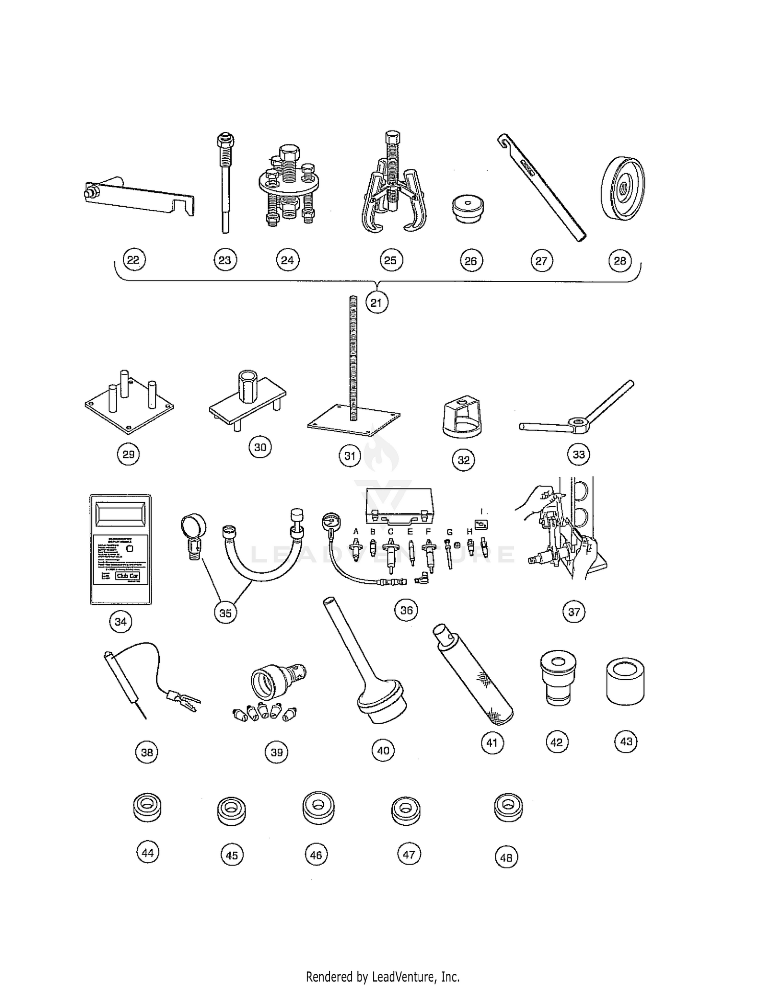 MAINTENANCE AND SERVICE TOOLS, CONTINUED 2