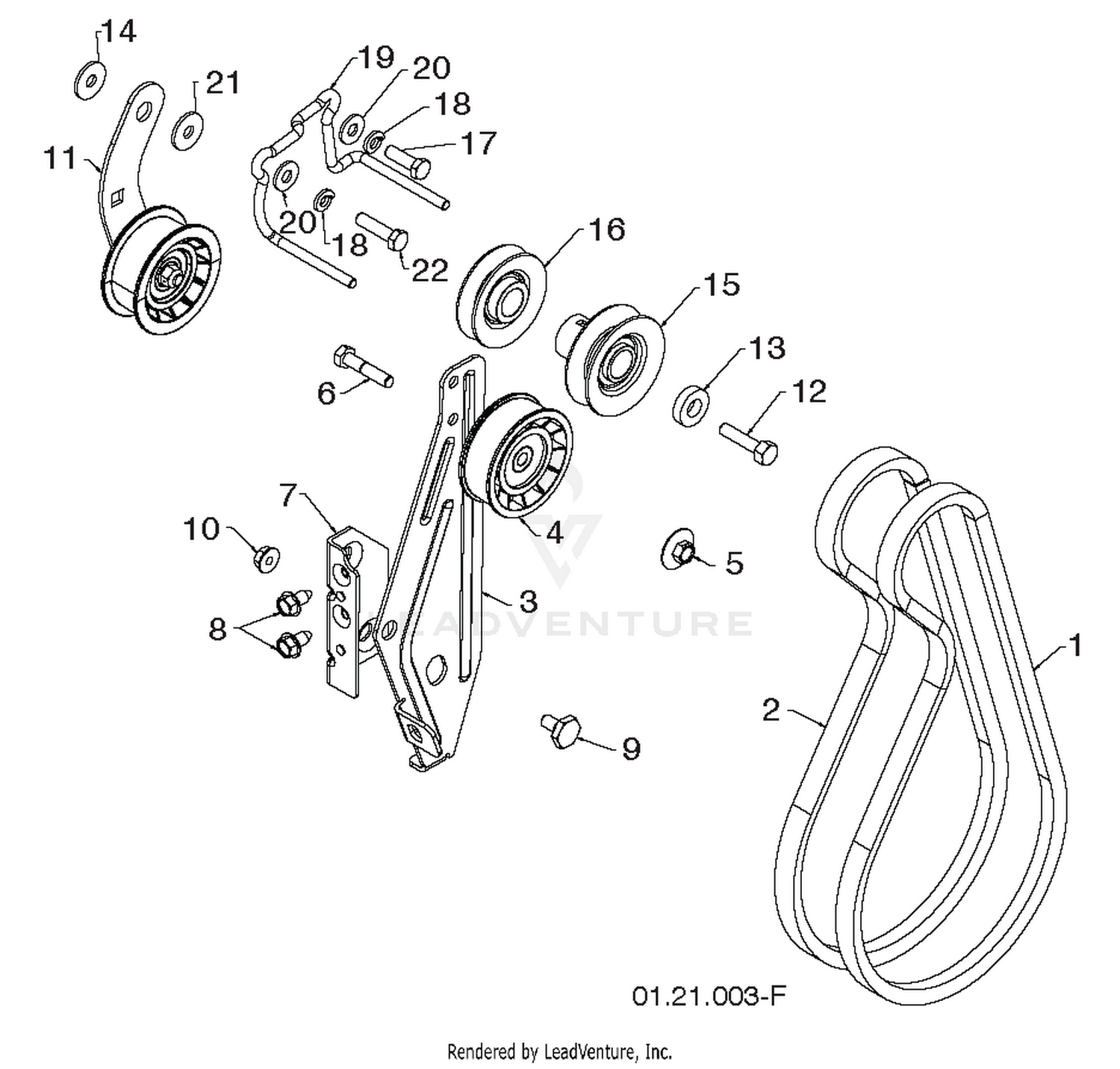 "CHASSIS, ENGINE & PULLEYS" 3