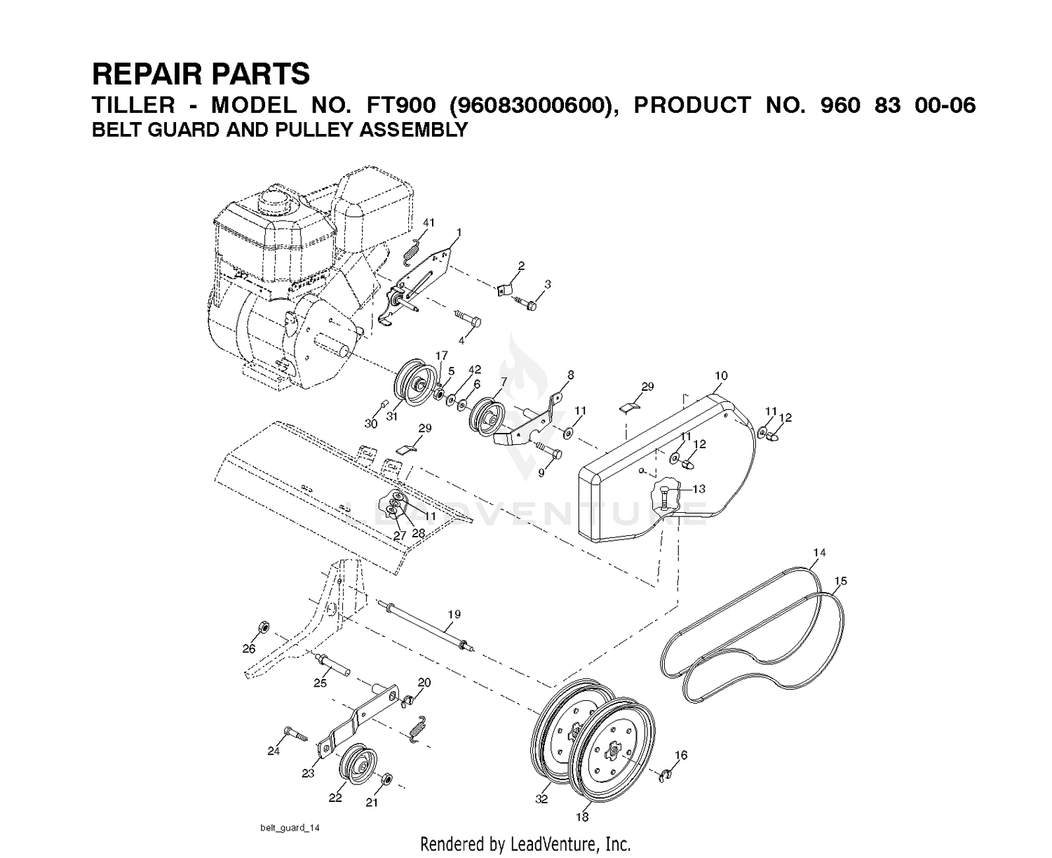 BELT GUARD & PULLEY