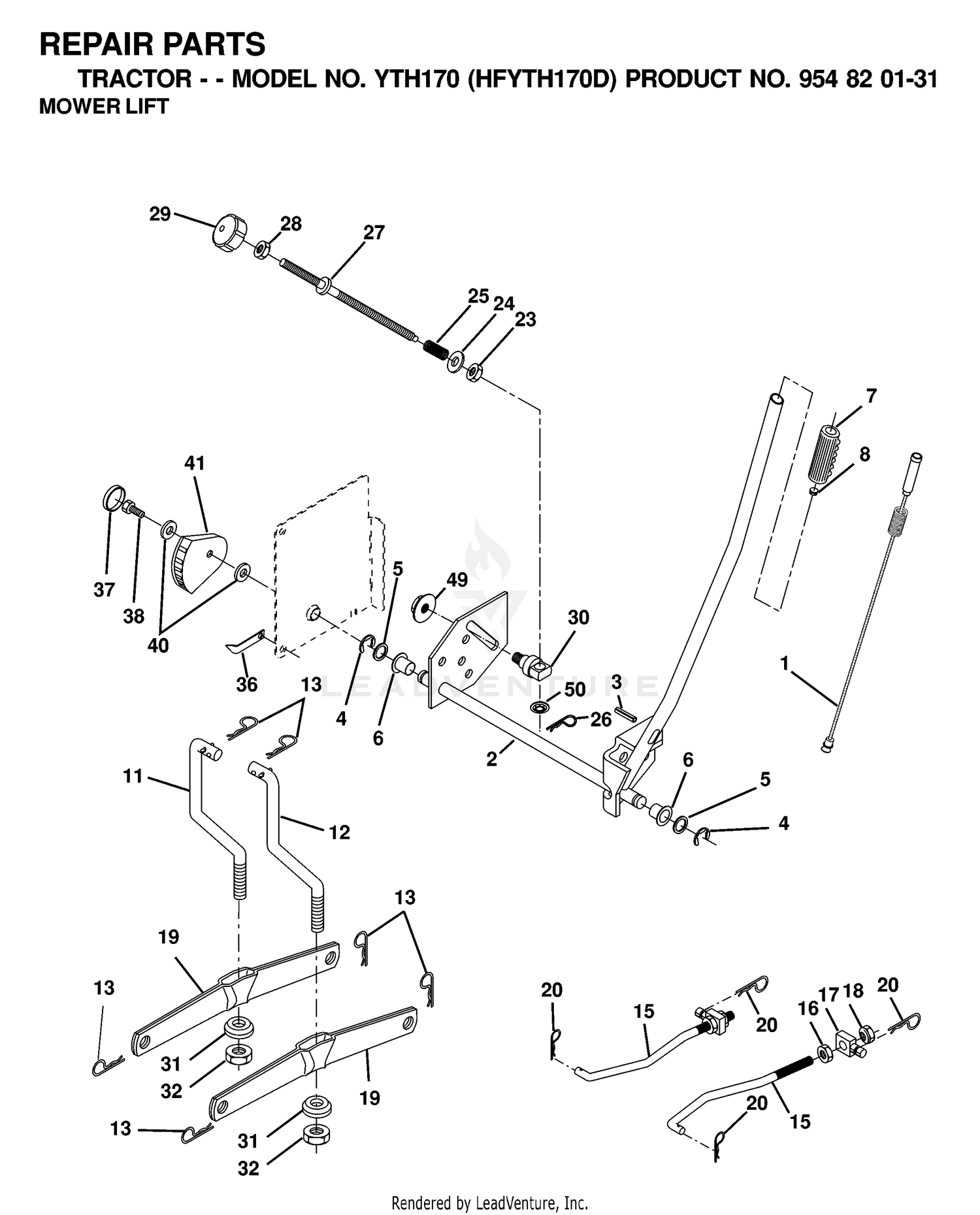 MOWER LIFT / DECK LIFT