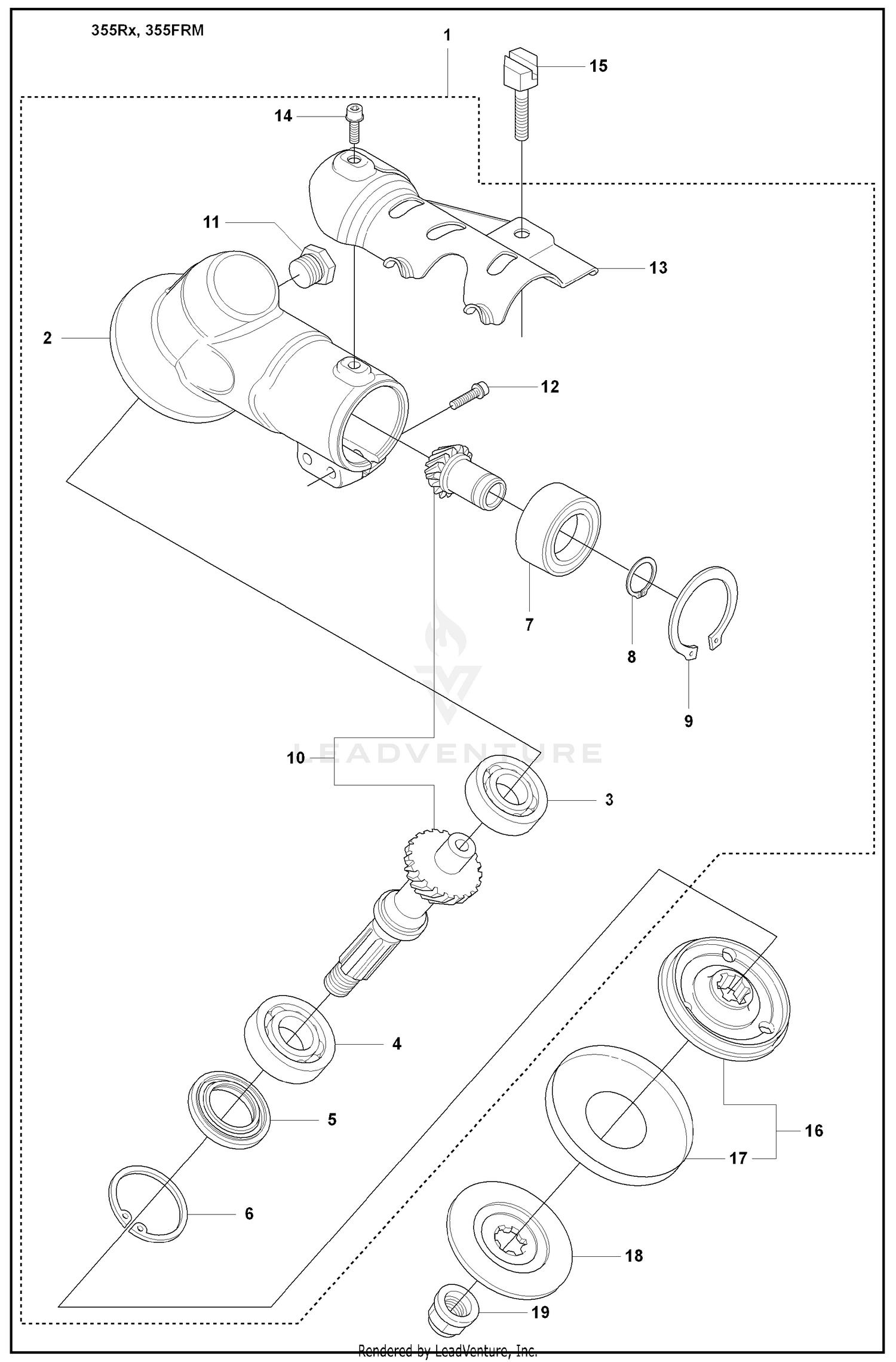 Gearbox/355Rx, 355FRM