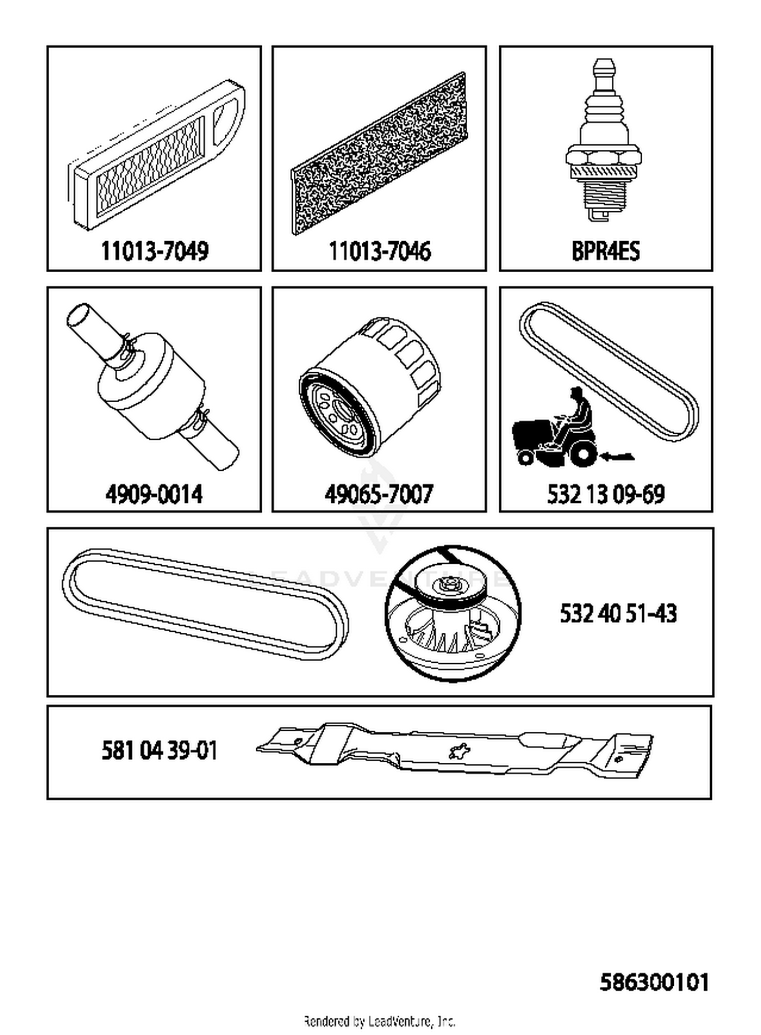 FREQUENTLY USED PARTS
