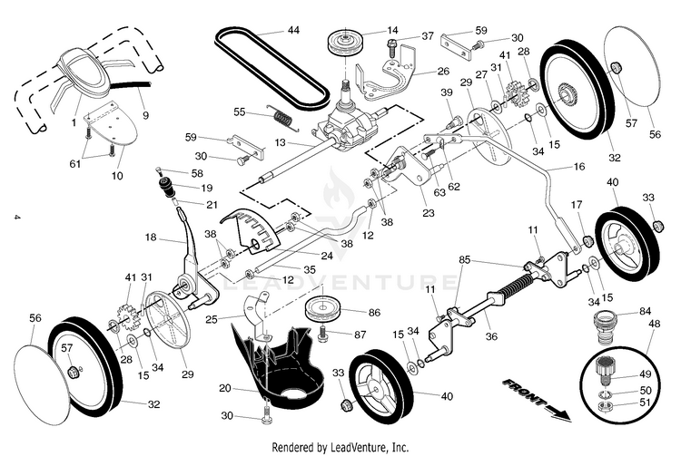 Husqvarna HU775BBC - 96145001400 (2013-02) Lawn Mowers: Consumer Walk ...