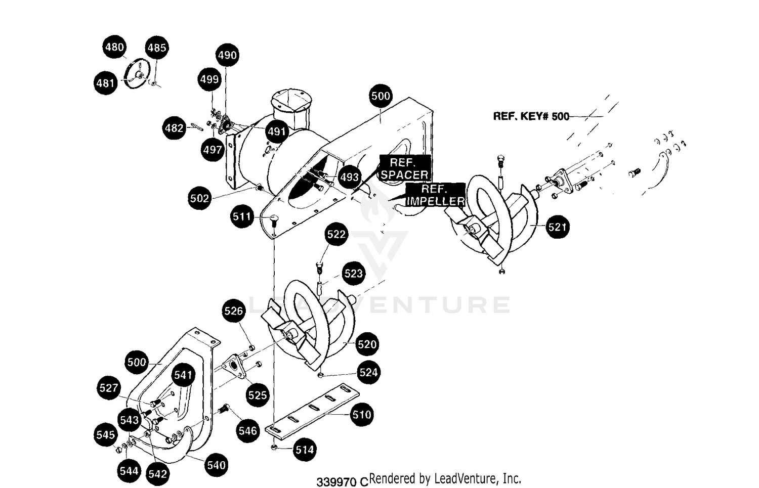 Auger Housing Assembly