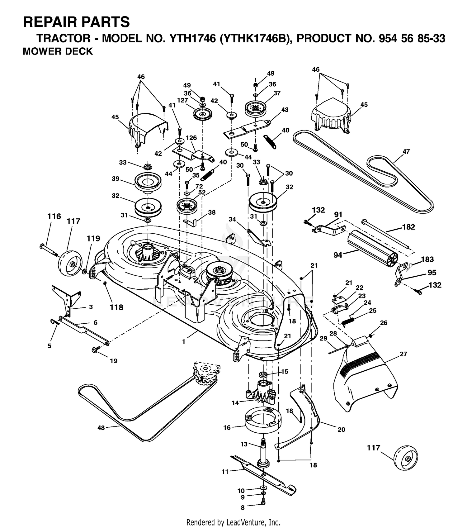 MOWER DECK / CUTTING DECK