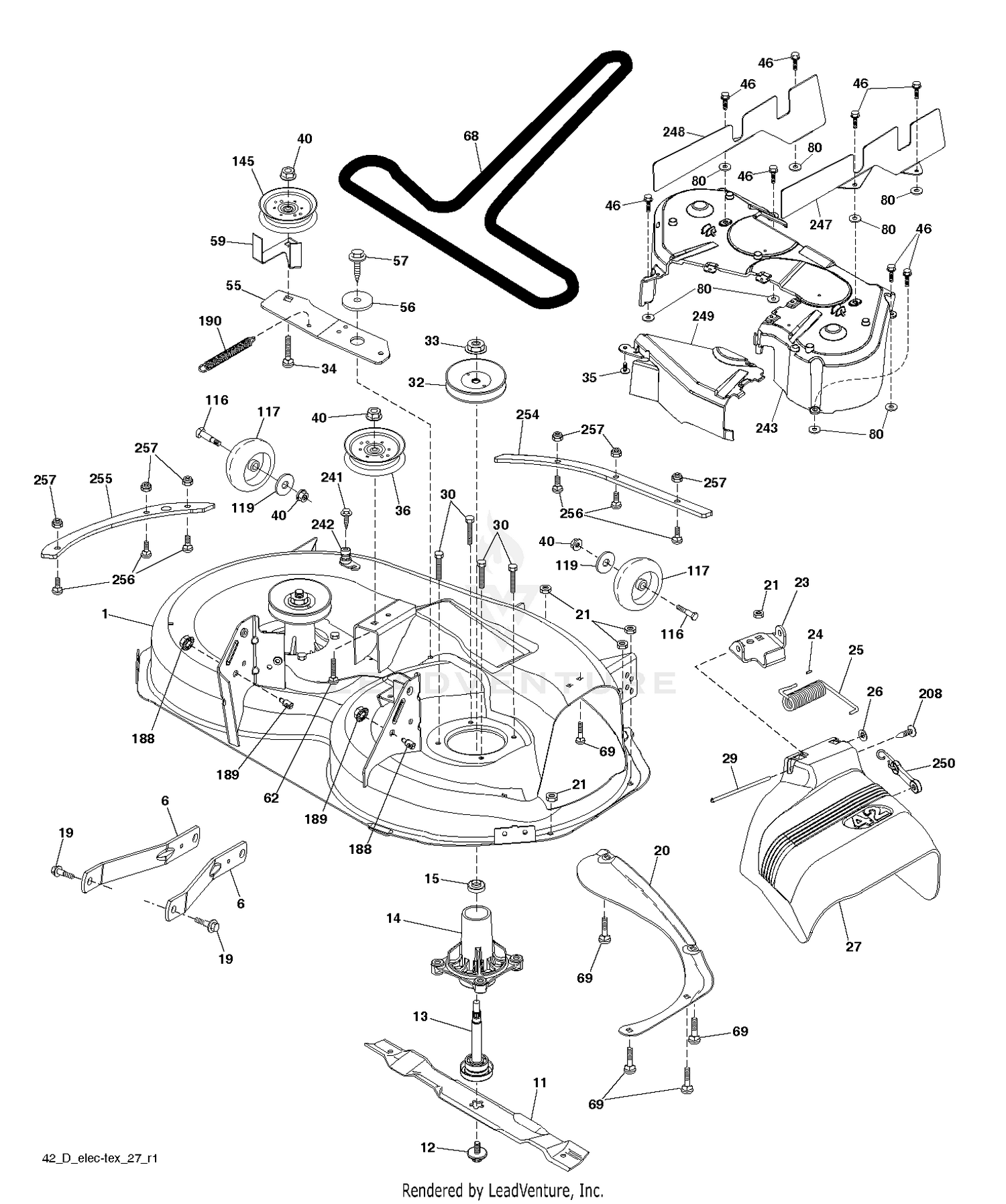MOWER DECK / CUTTING DECK