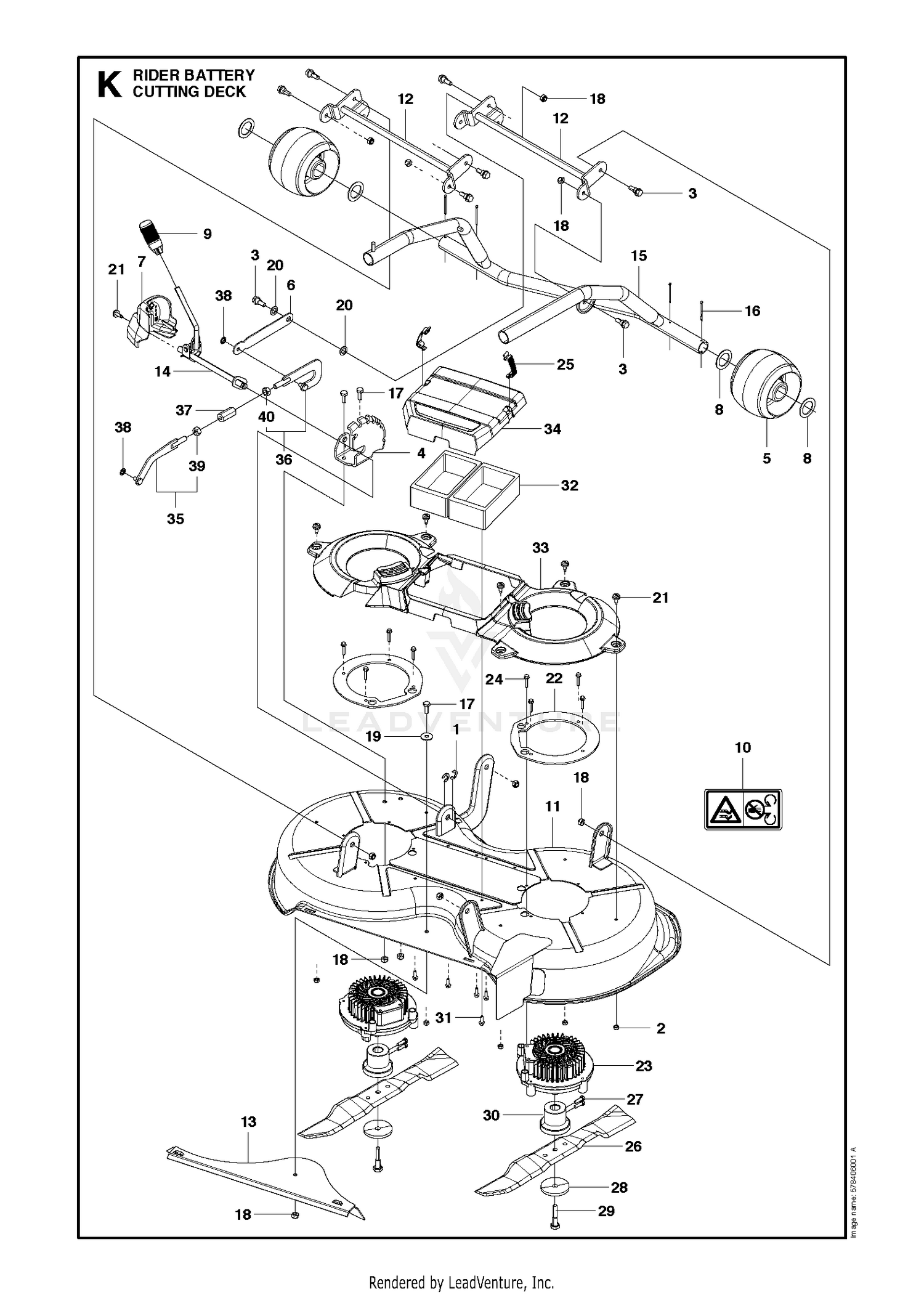 MOWER DECK / CUTTING DECK