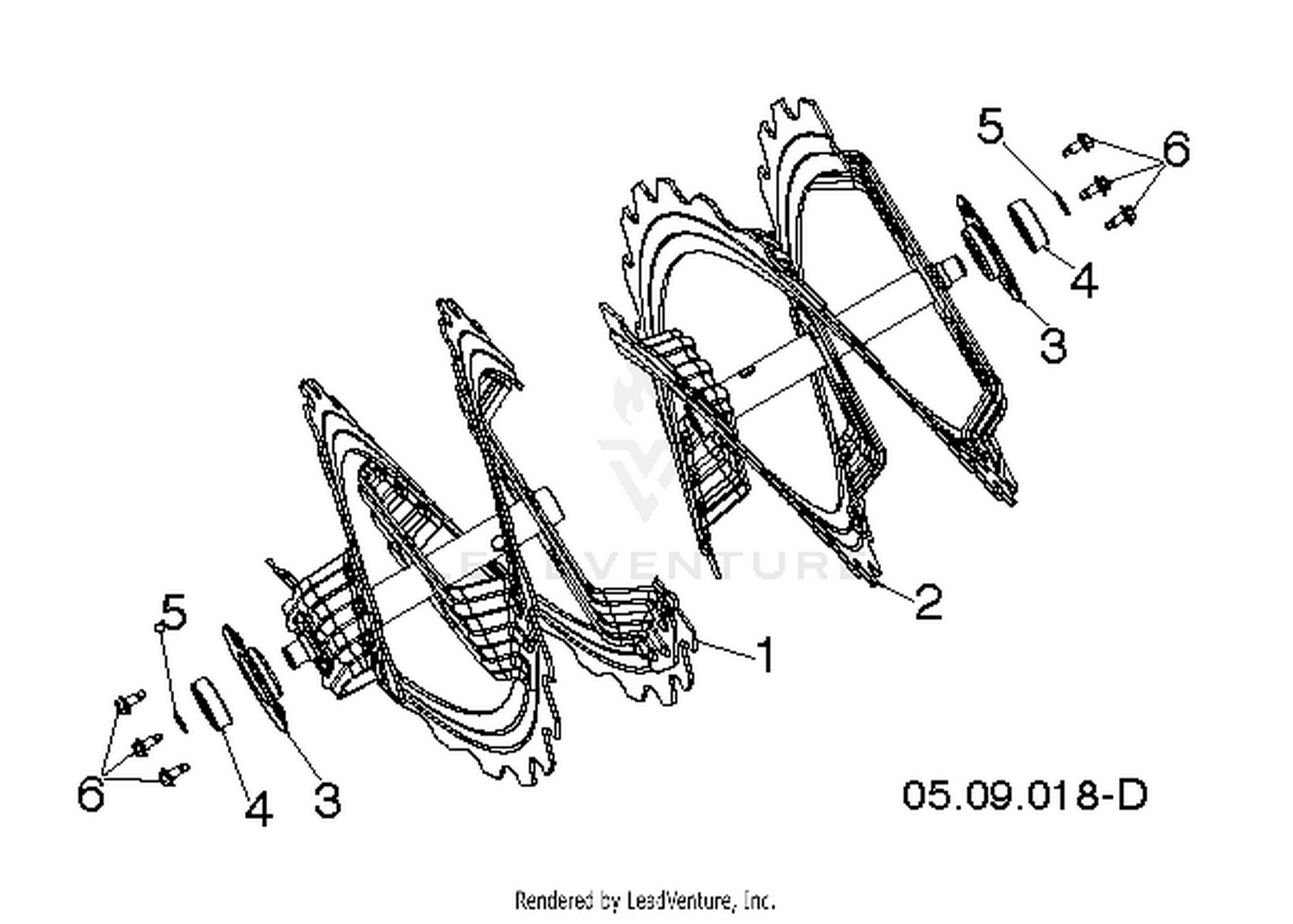AUGER HOUSING & IMPELLER 5