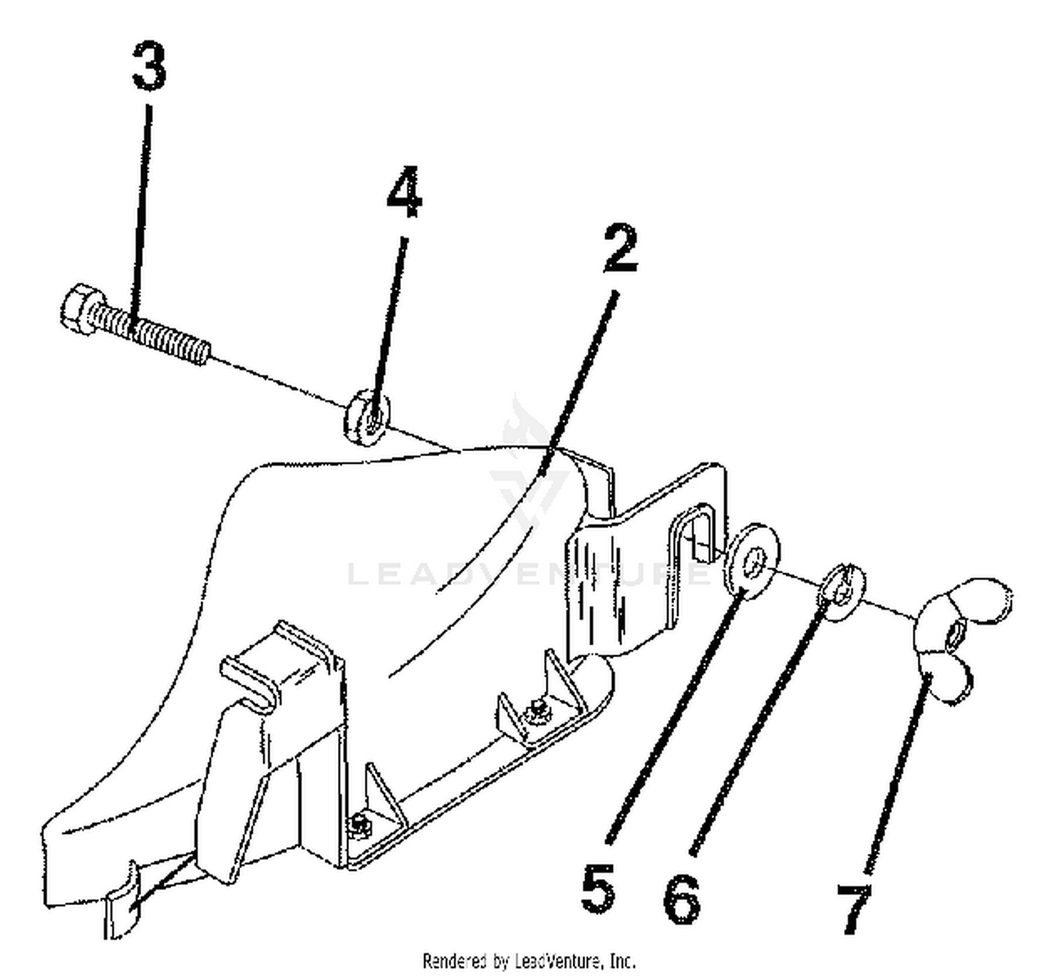 Mulcher Plate For 38 Inch Cut Mower