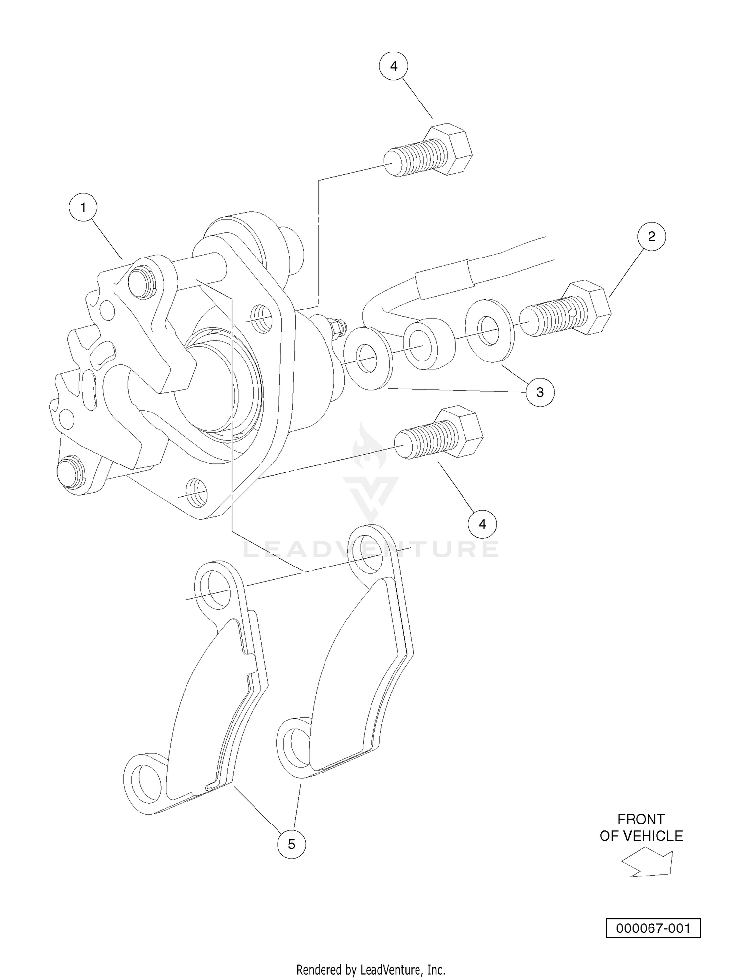 FRONT BRAKE ASSEMBLY