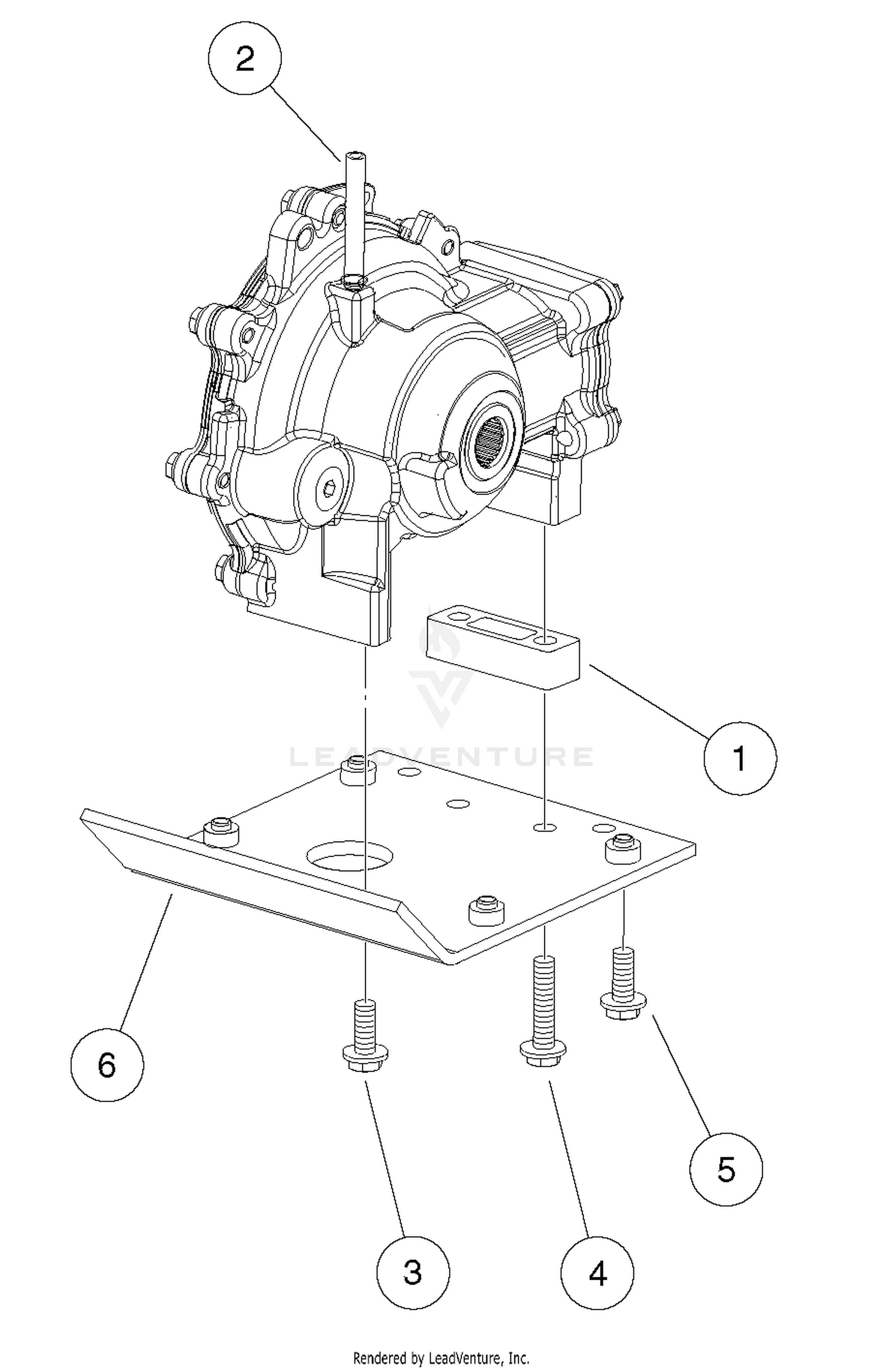 Front Differential Mounting Plate