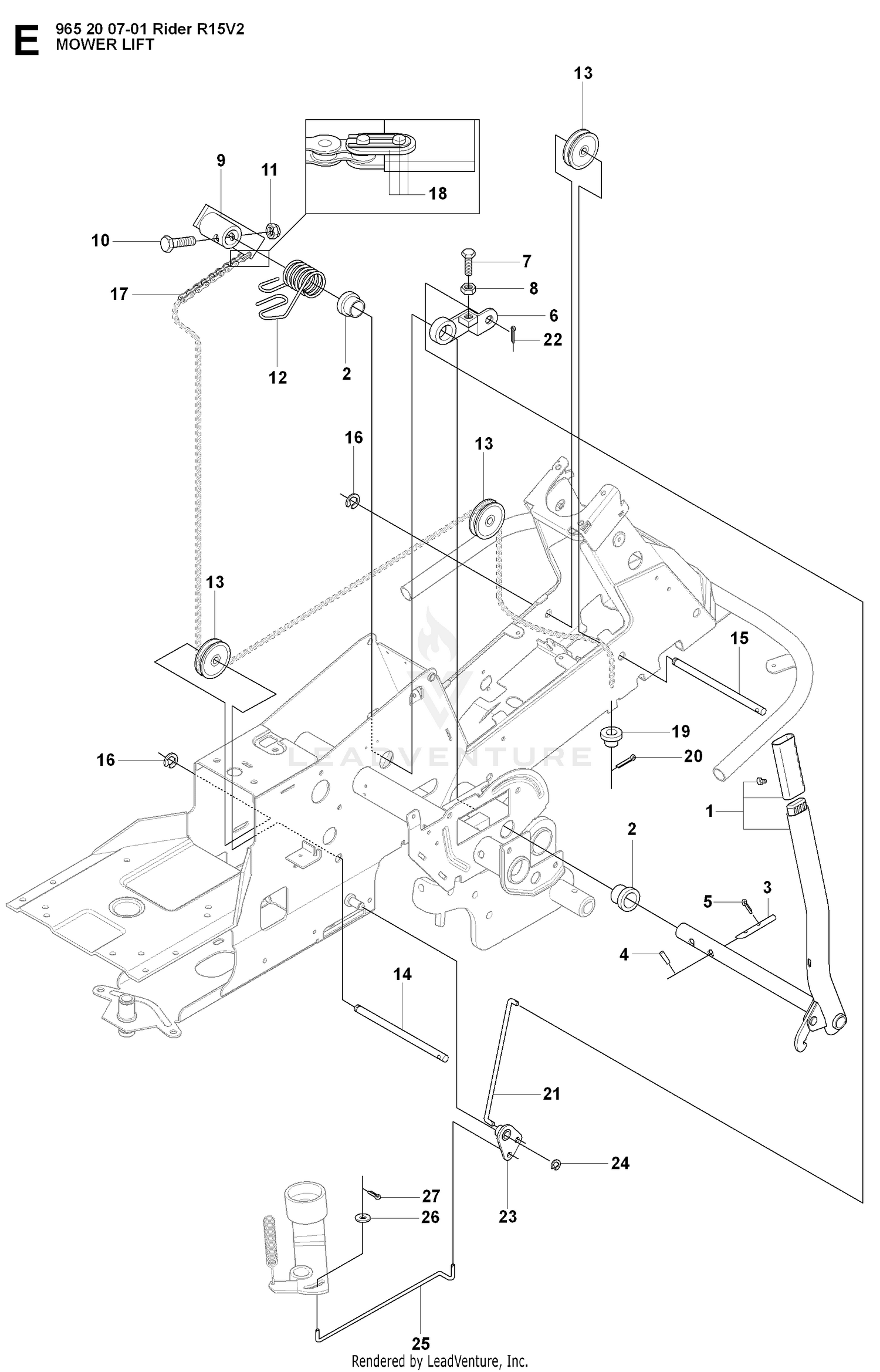 MOWER LIFT / DECK LIFT