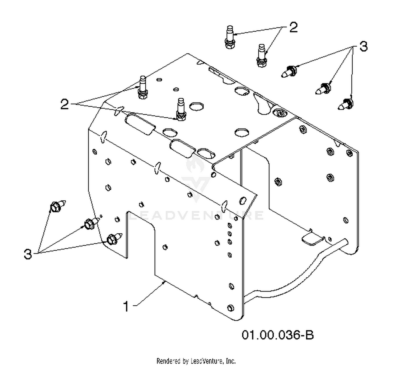 "CHASSIS, ENGINE & PULLEYS C"