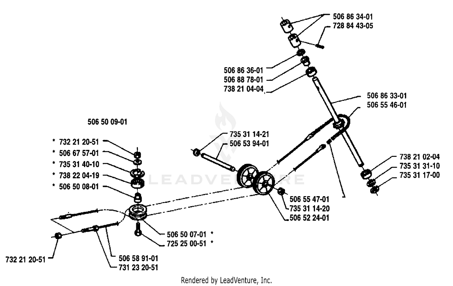 Steering And Pulley Assembly