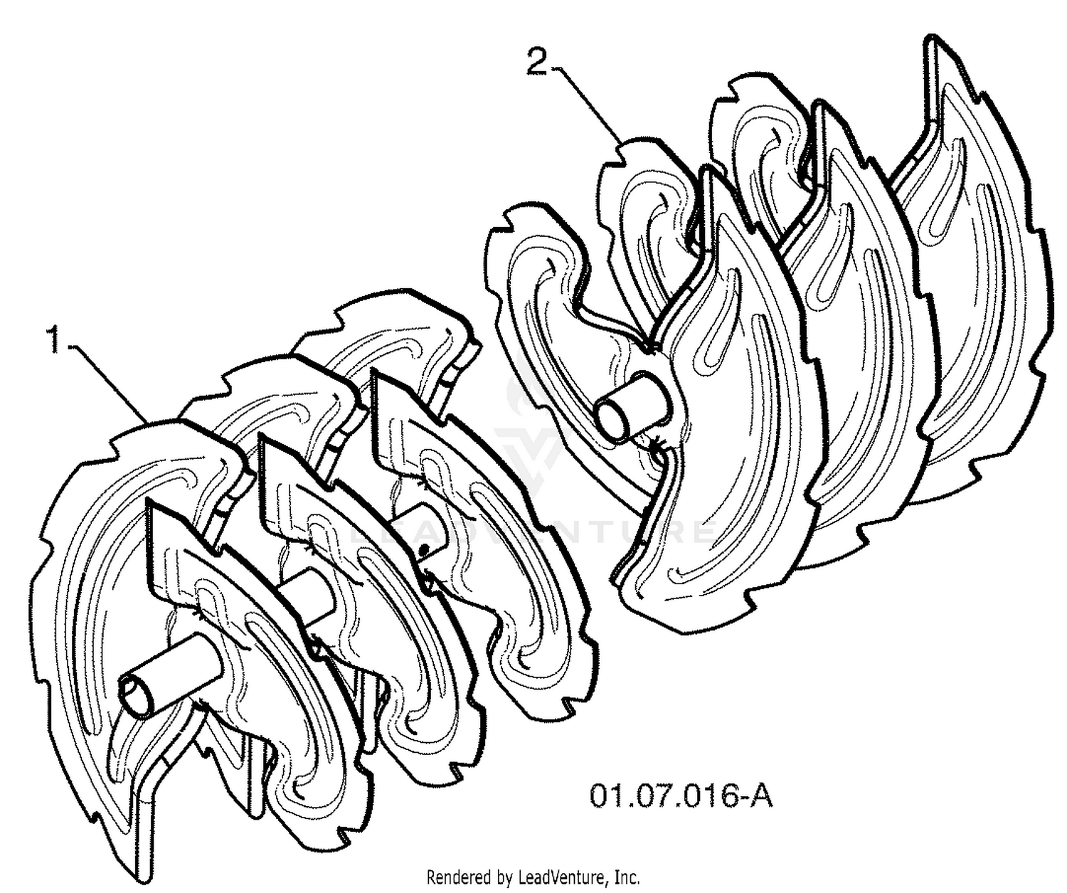 Auger Housing / Impeller Assembly - B