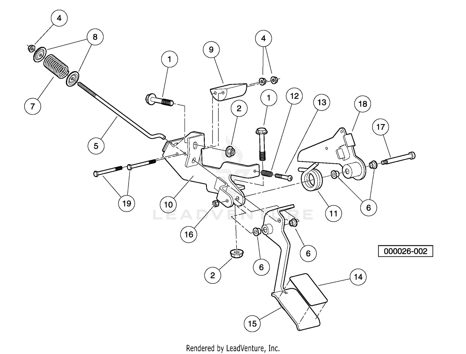 Accelerator Pedal Assembly