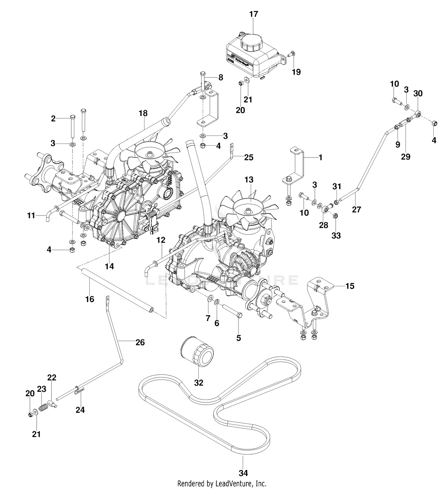 Hydraulic Pump - Motor