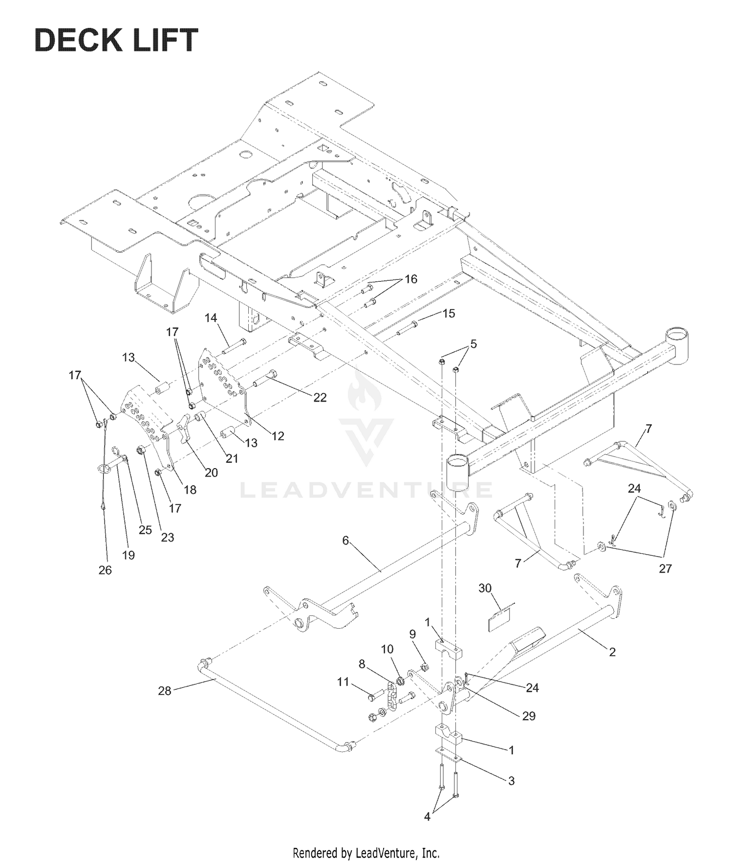 MOWER LIFT / DECK LIFT