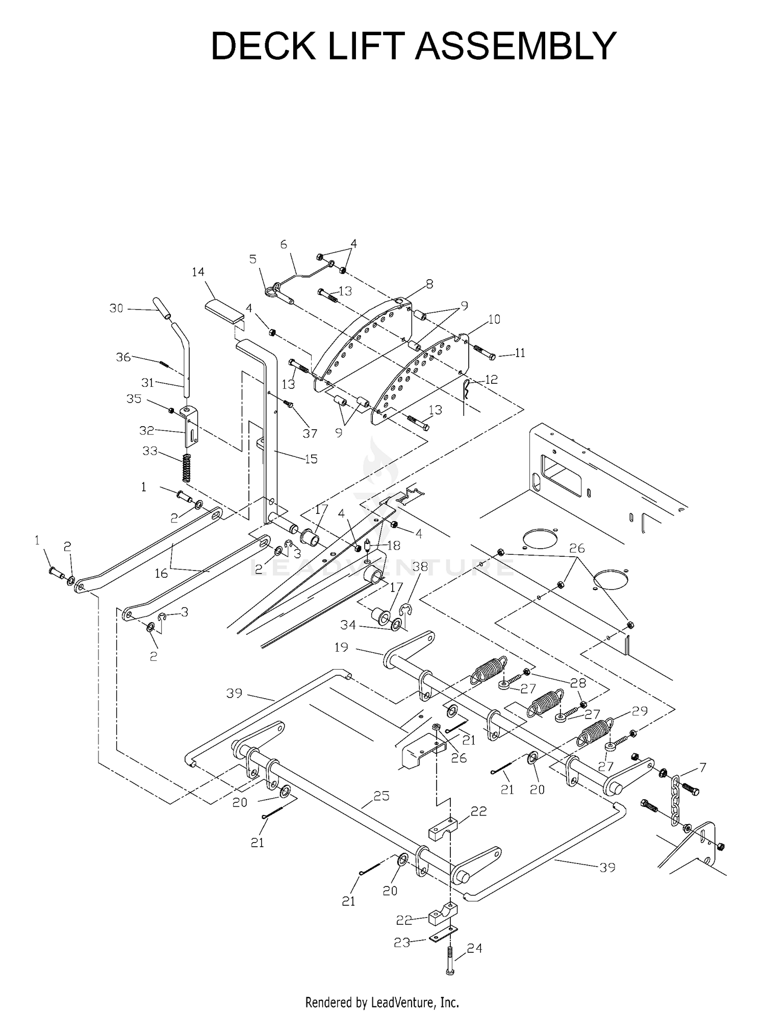 MOWER LIFT / DECK LIFT
