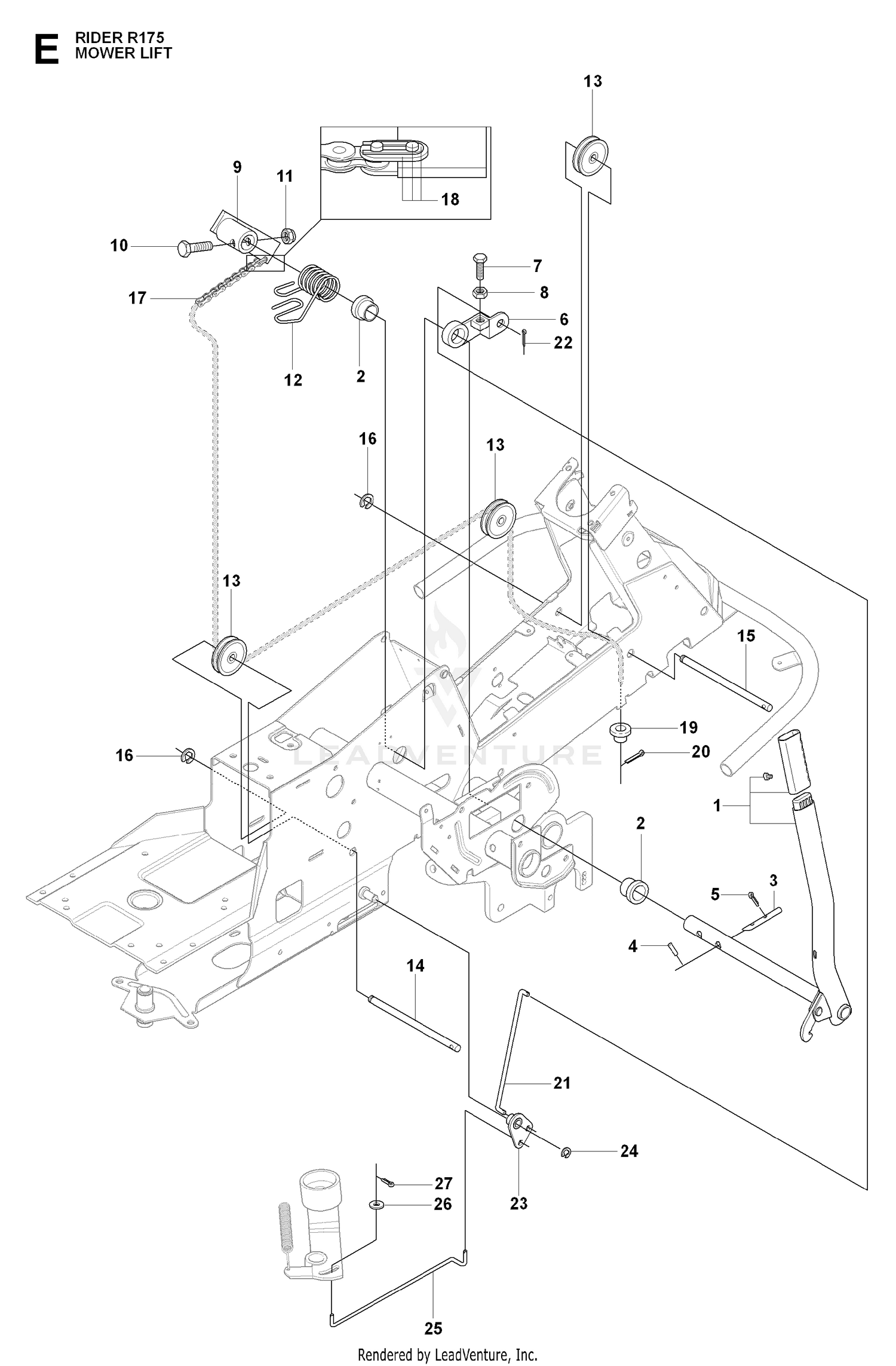 MOWER LIFT / DECK LIFT
