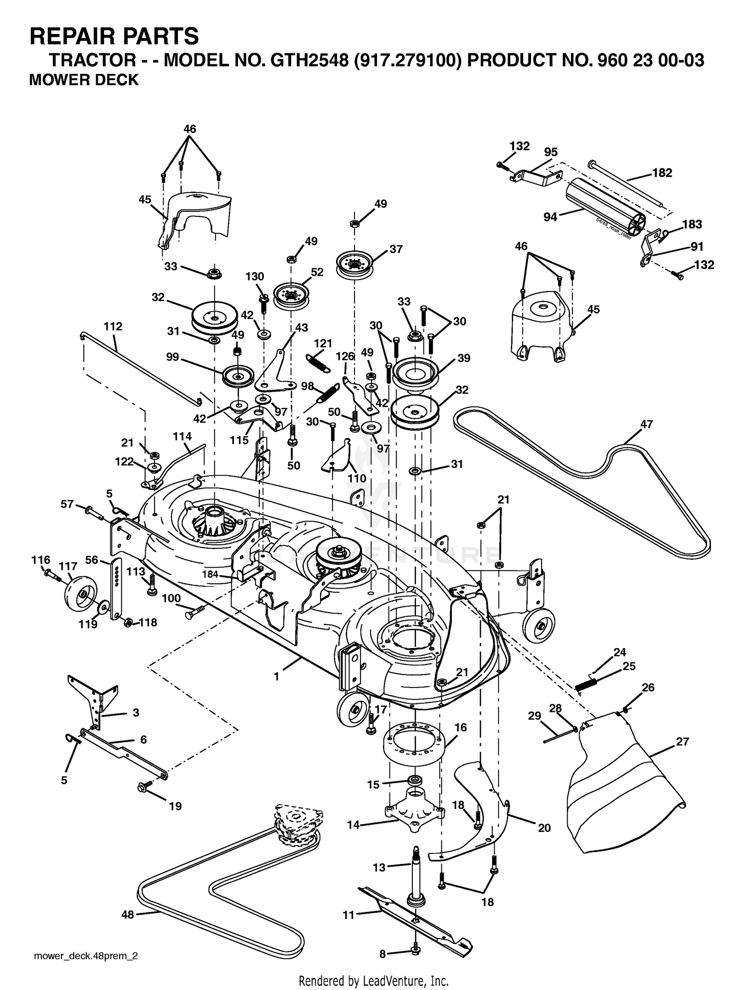 MOWER DECK / CUTTING DECK