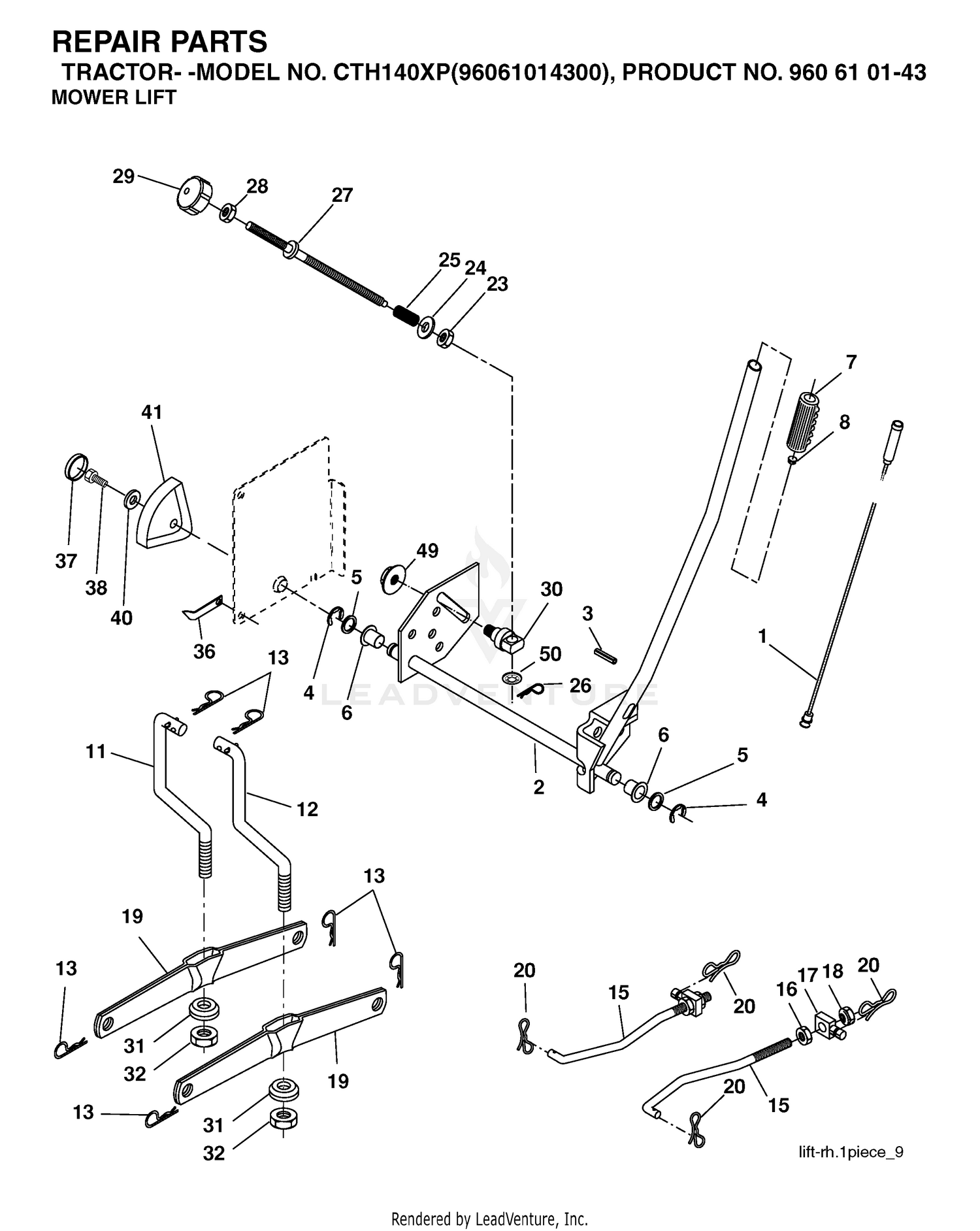 MOWER LIFT / DECK LIFT 2