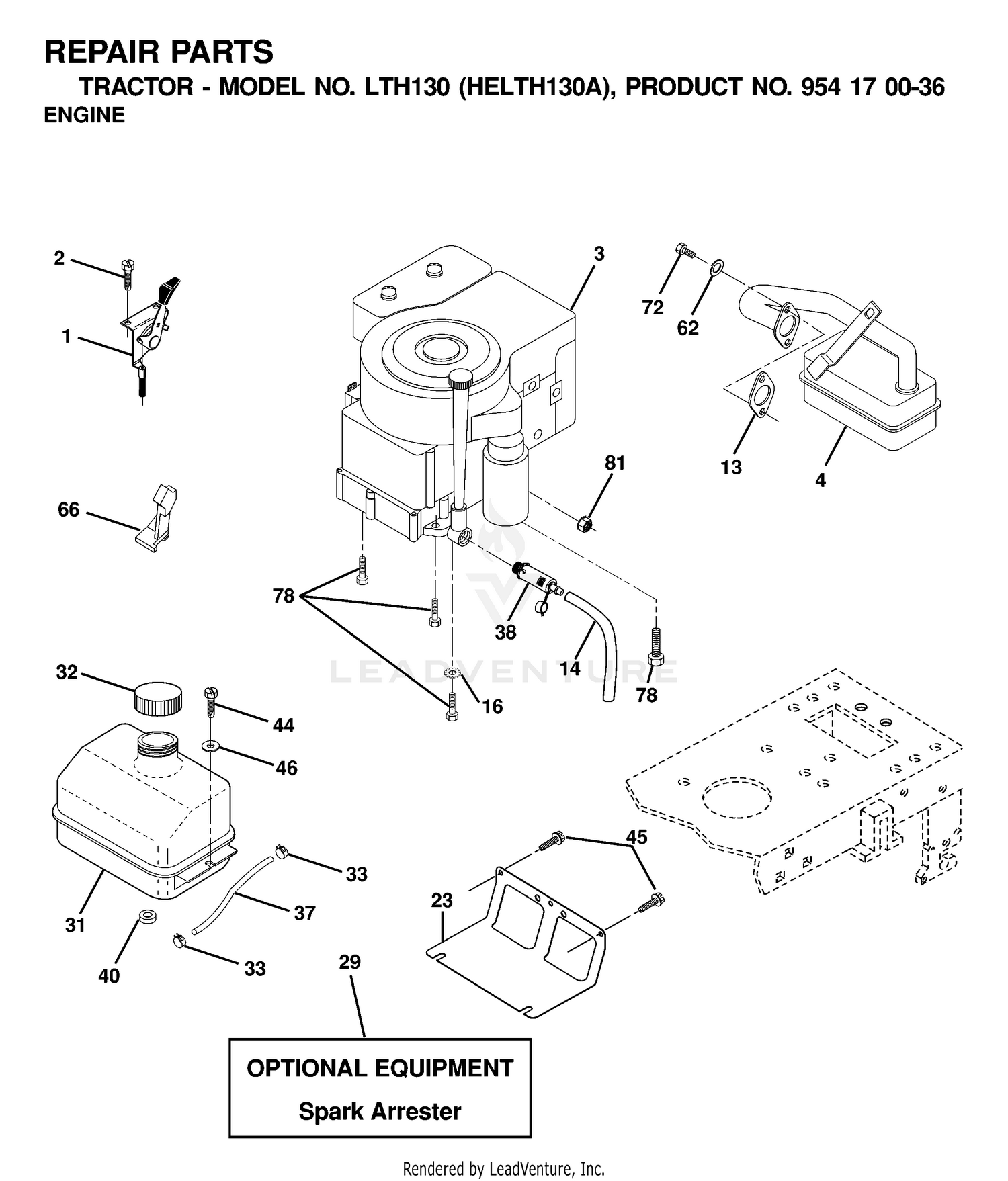 ENGINE & CUTTING EQUIPMENT