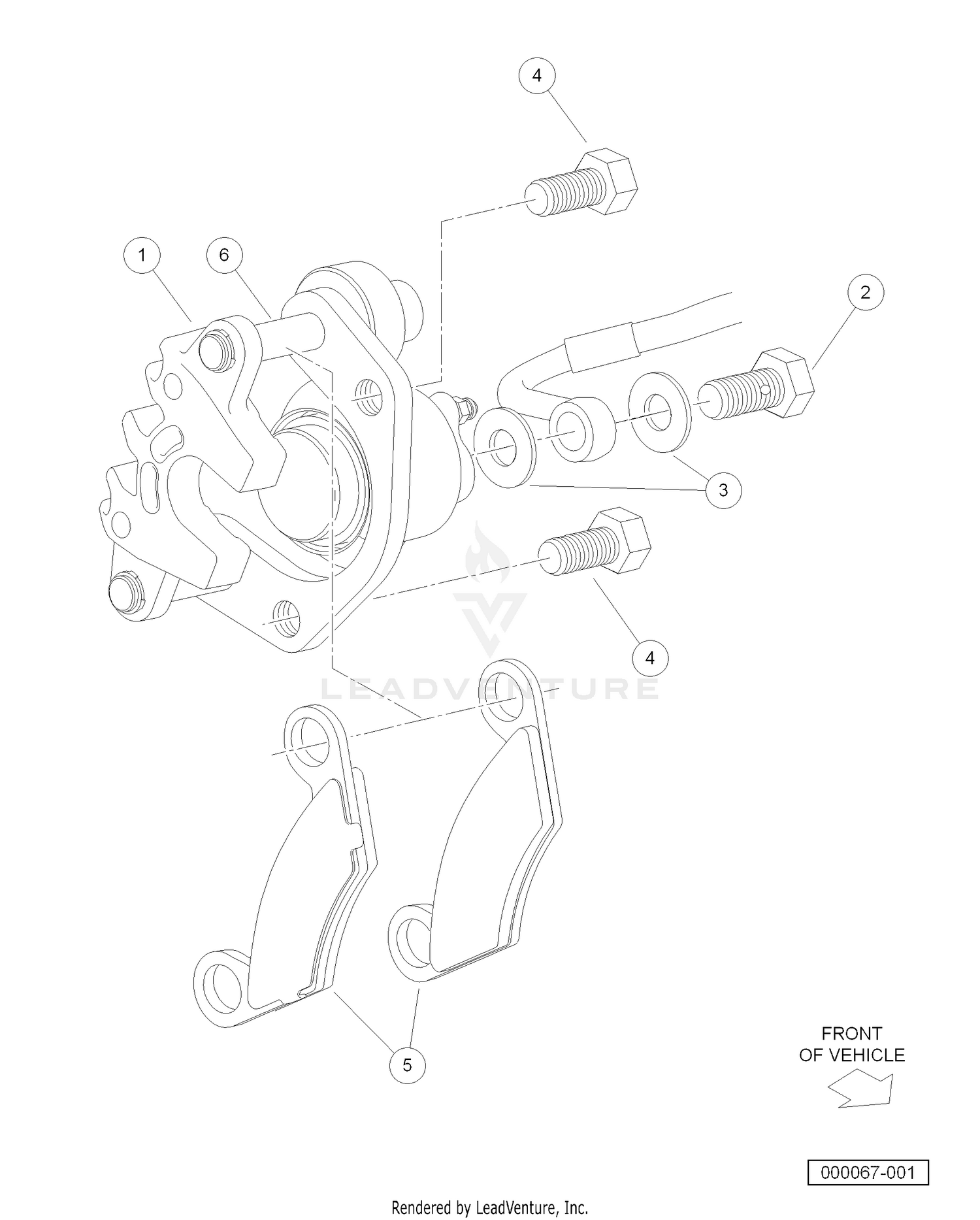 Front Brake Assembly