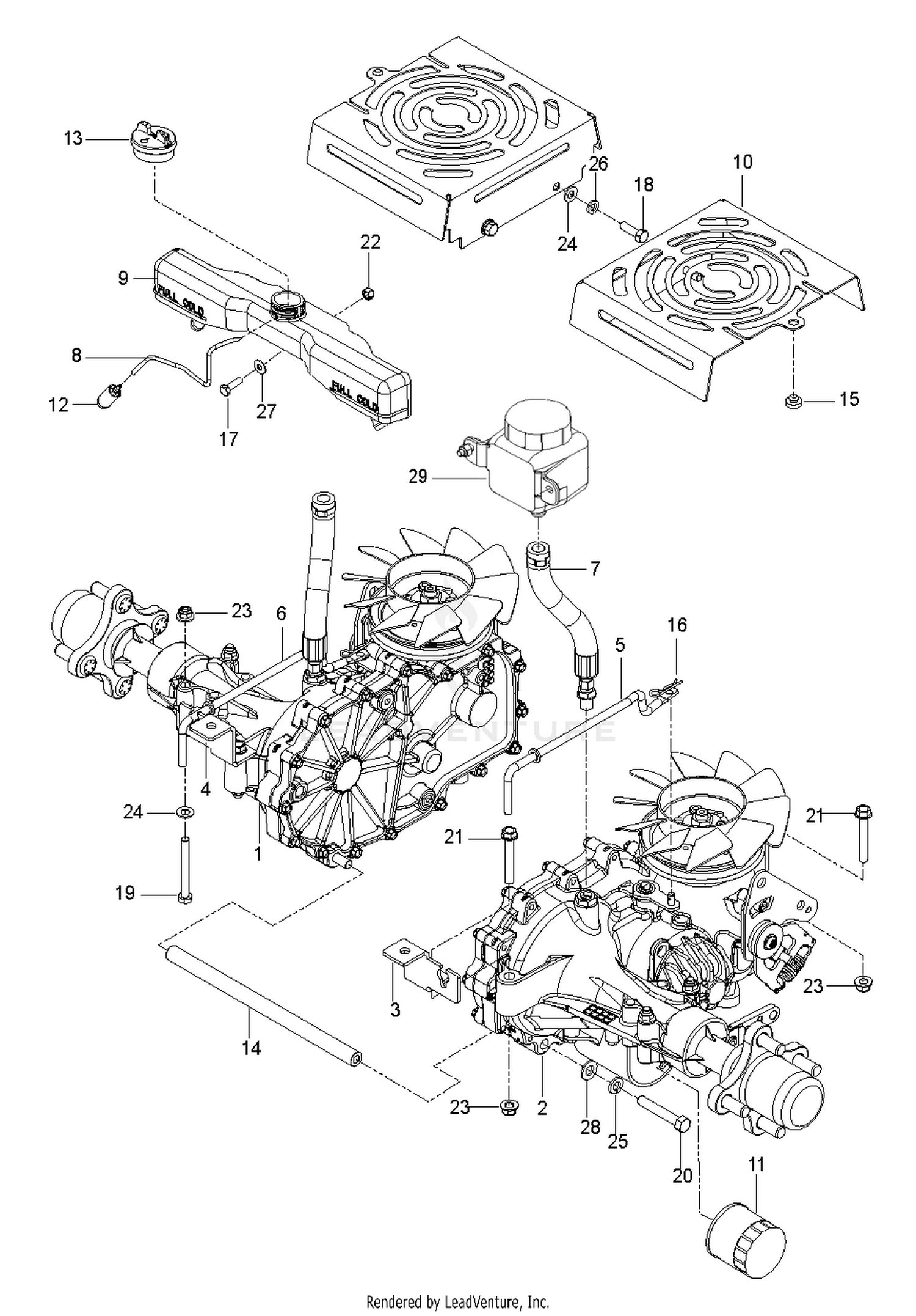 HYDRAULIC PUMP - MOTOR 2