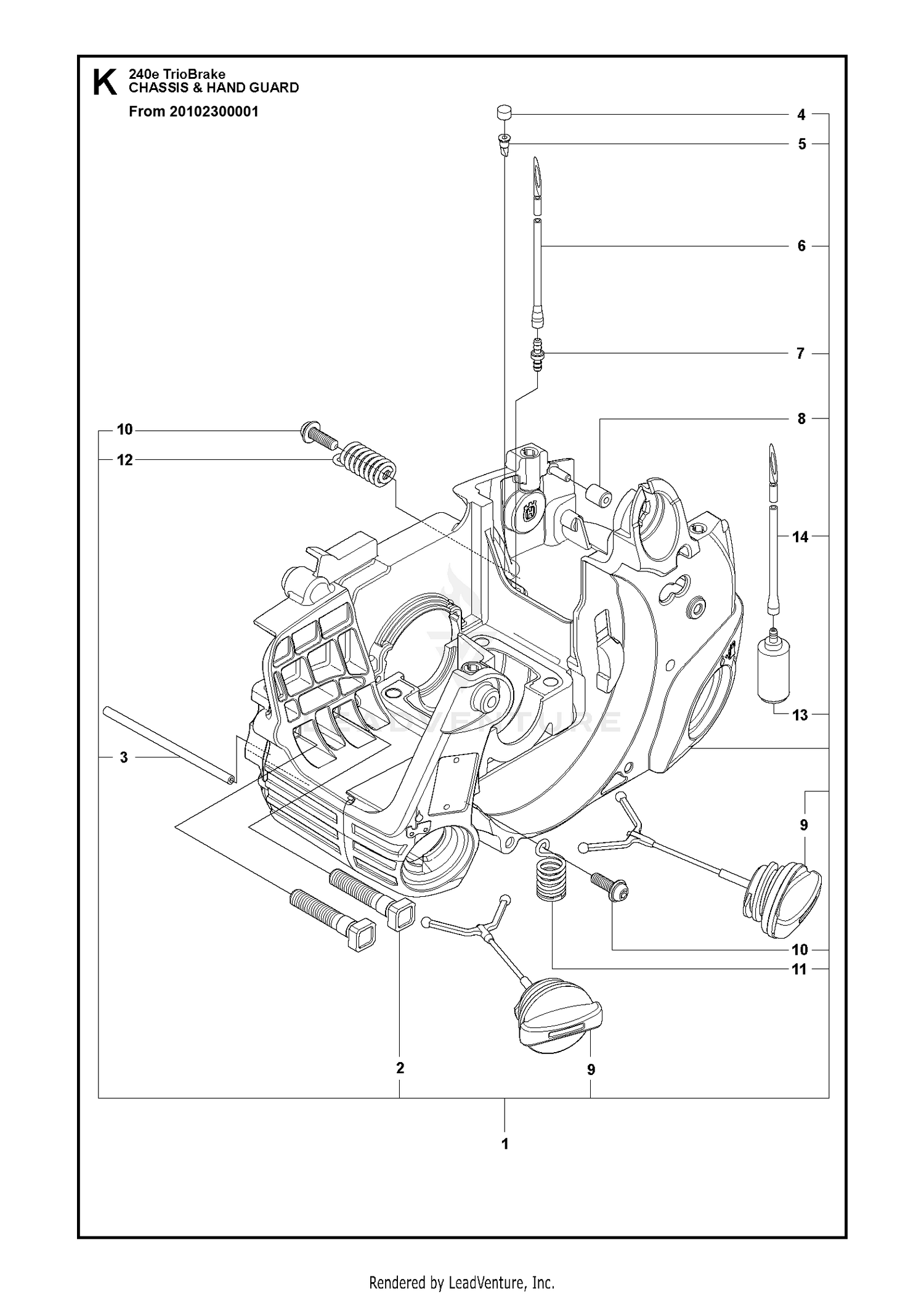 FUEL TANK & HANDLE
