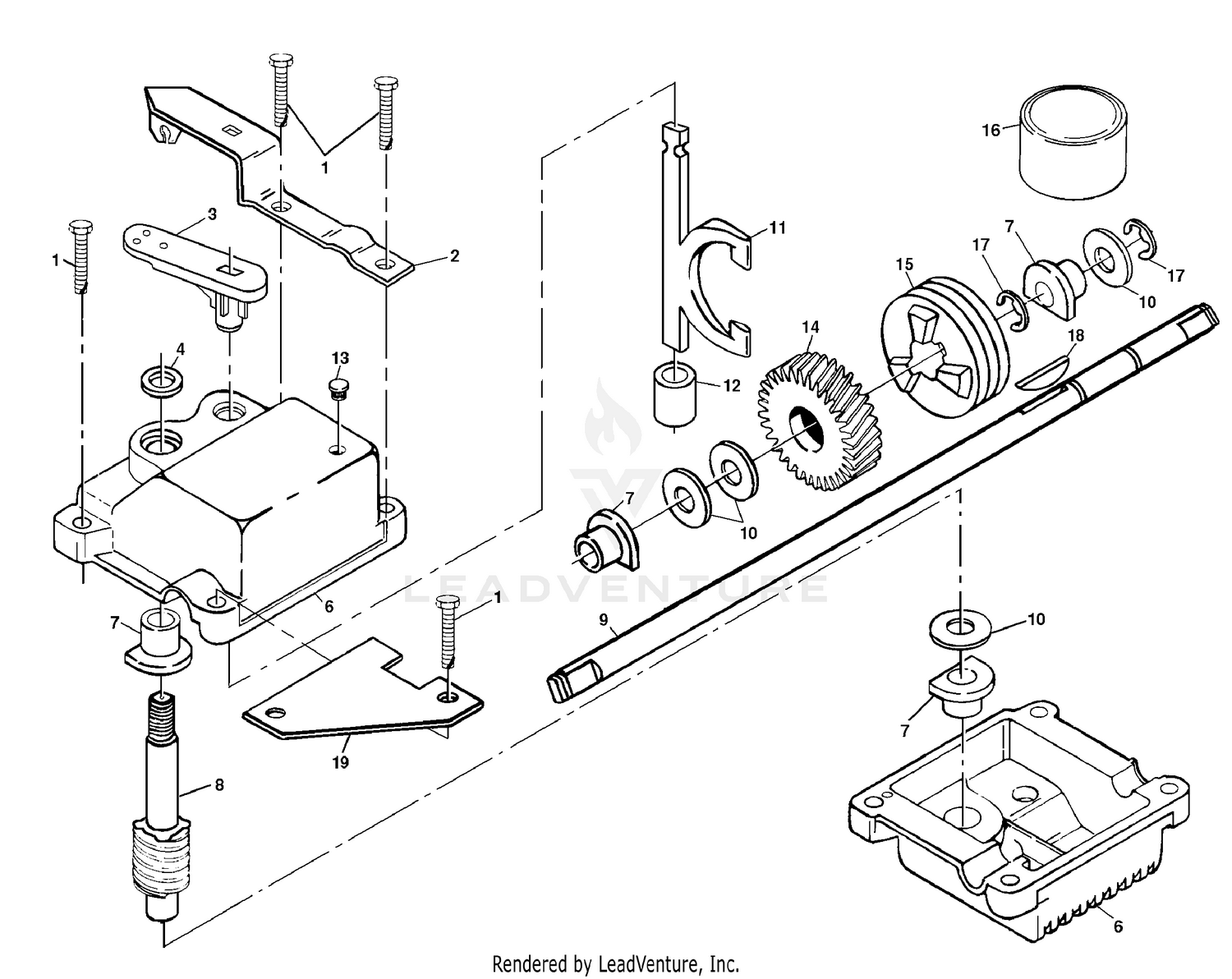 Gear Case Assembly