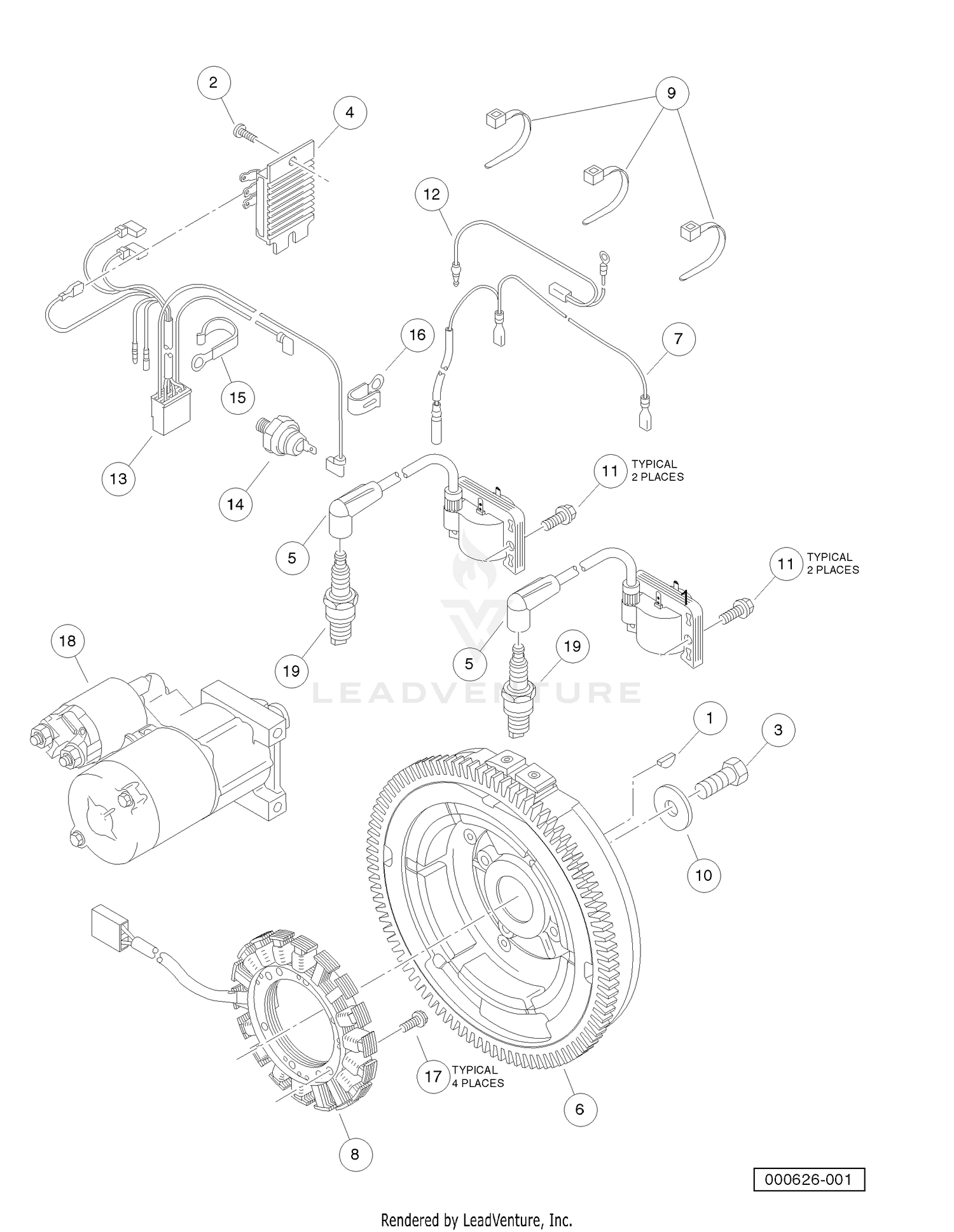 Ignition Components and Flywheel