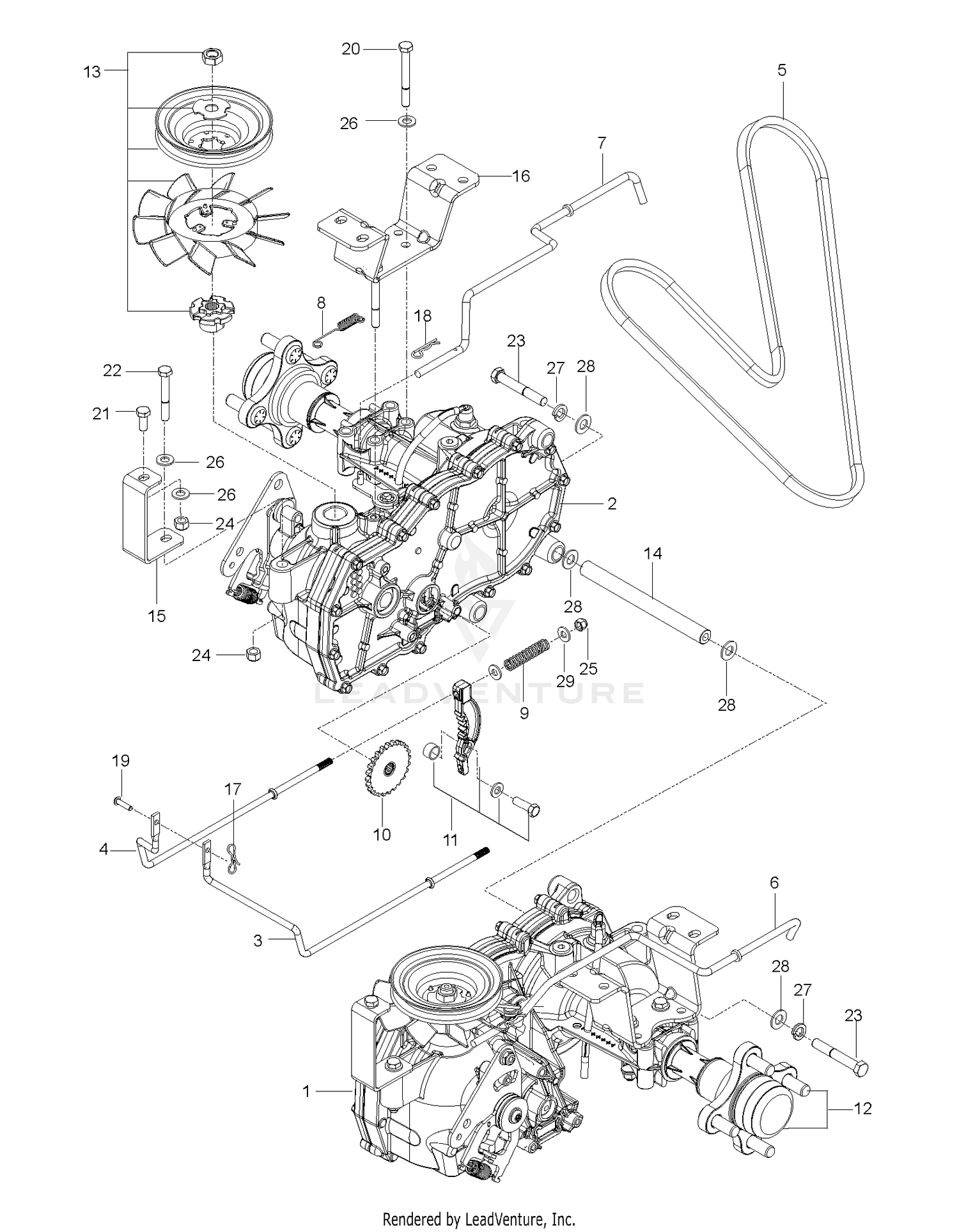 HYDRAULIC PUMP - MOTOR