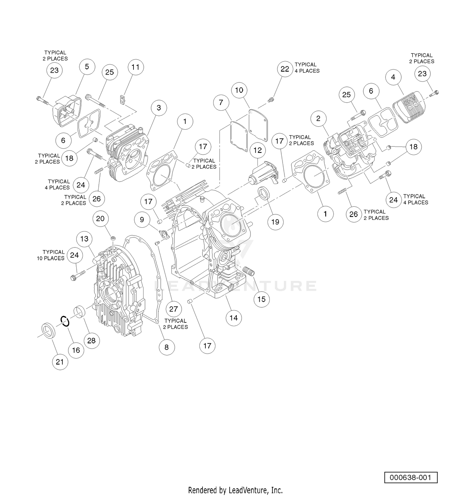 Cylinder Head and Crankcase