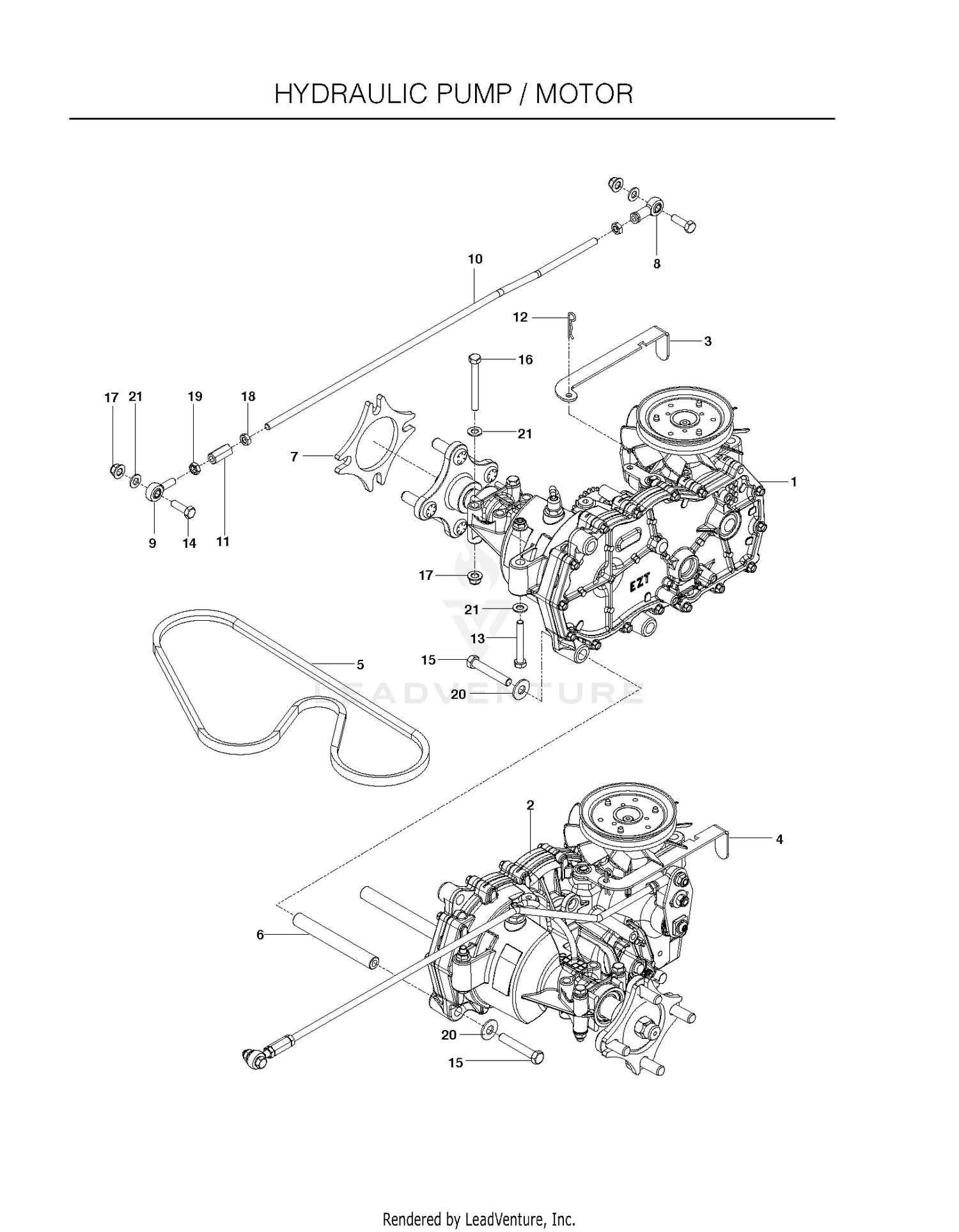 HYDRAULIC PUMP - MOTOR