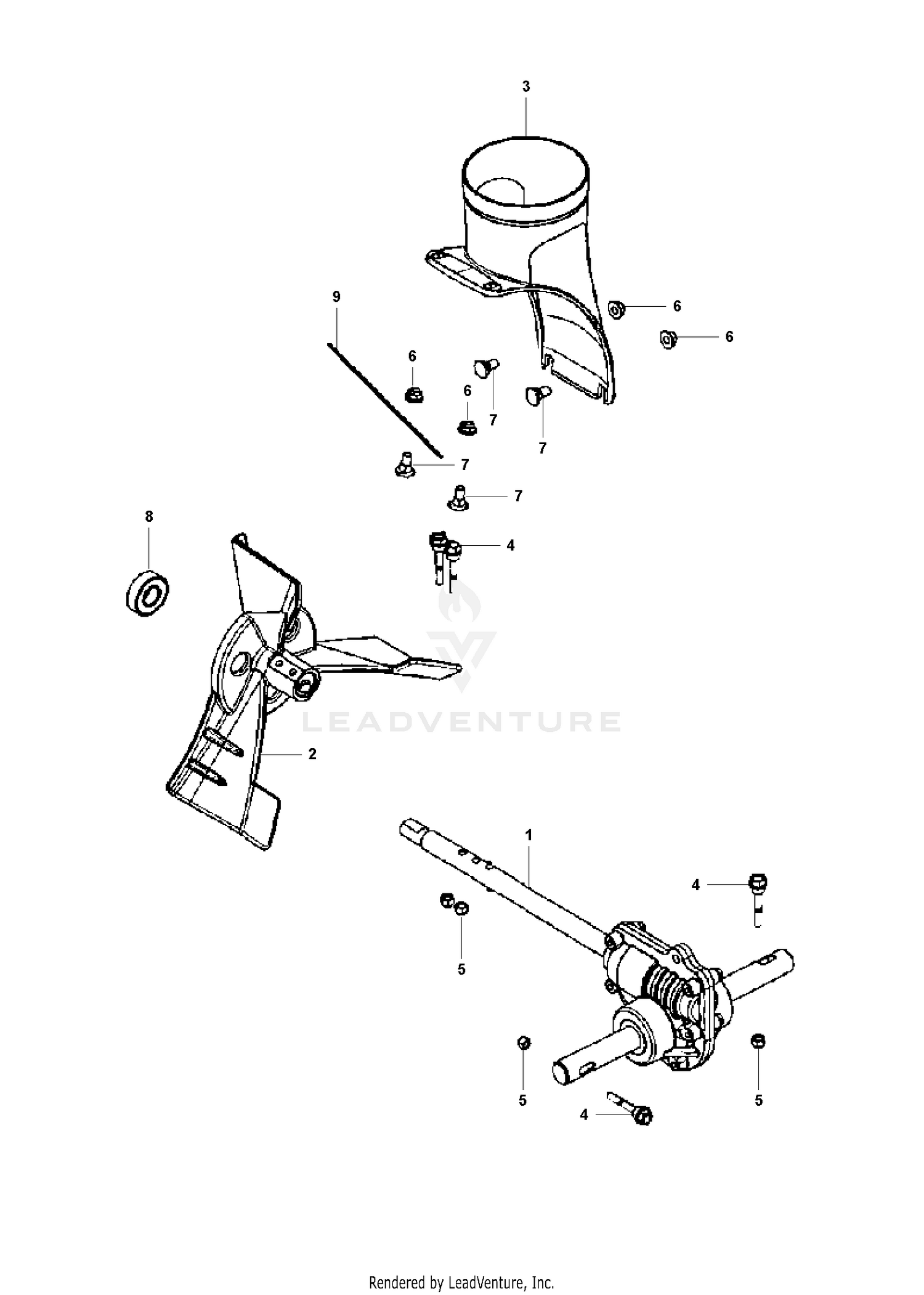 AUGER HOUSING & IMPELLER 2