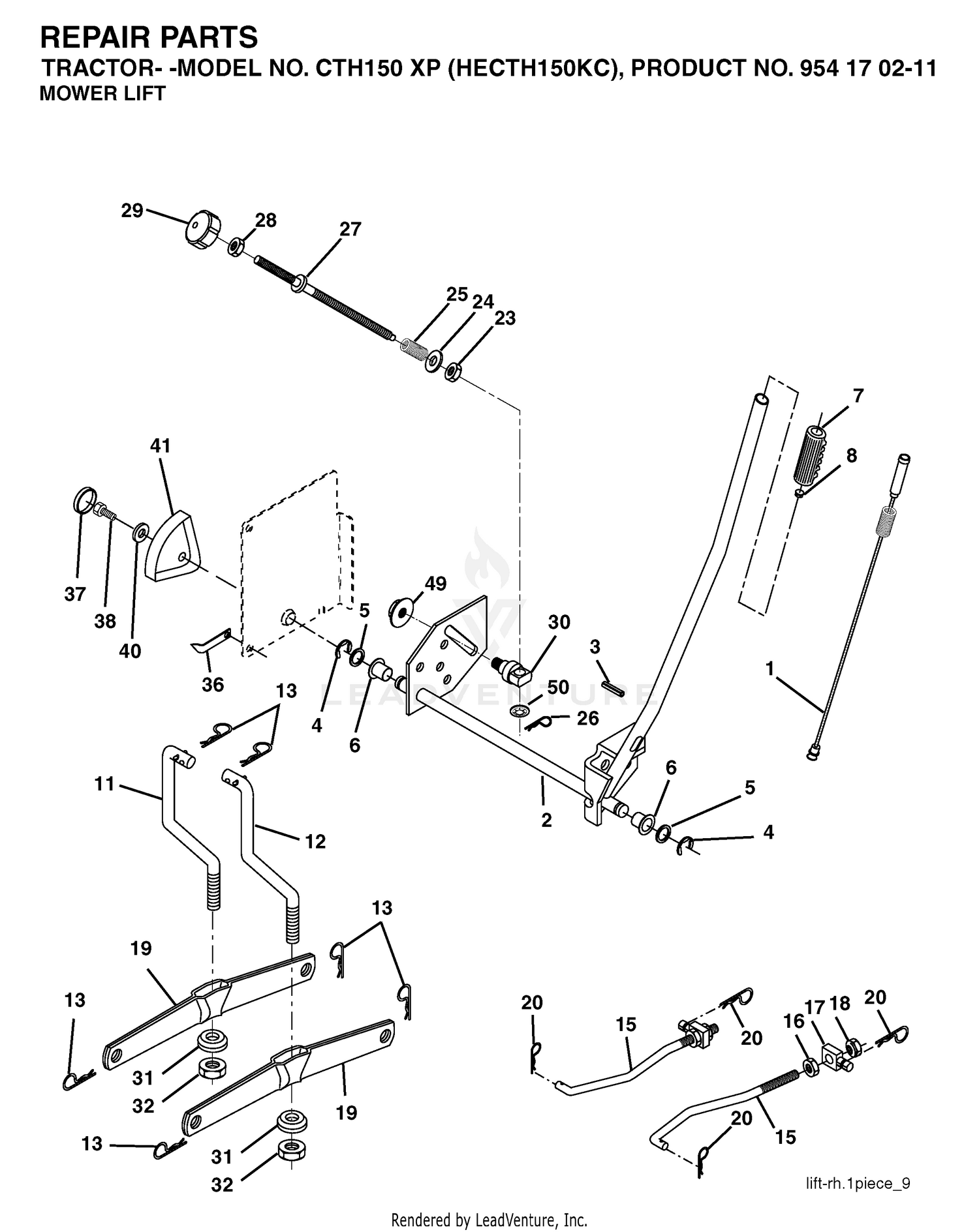 MOWER LIFT / DECK LIFT