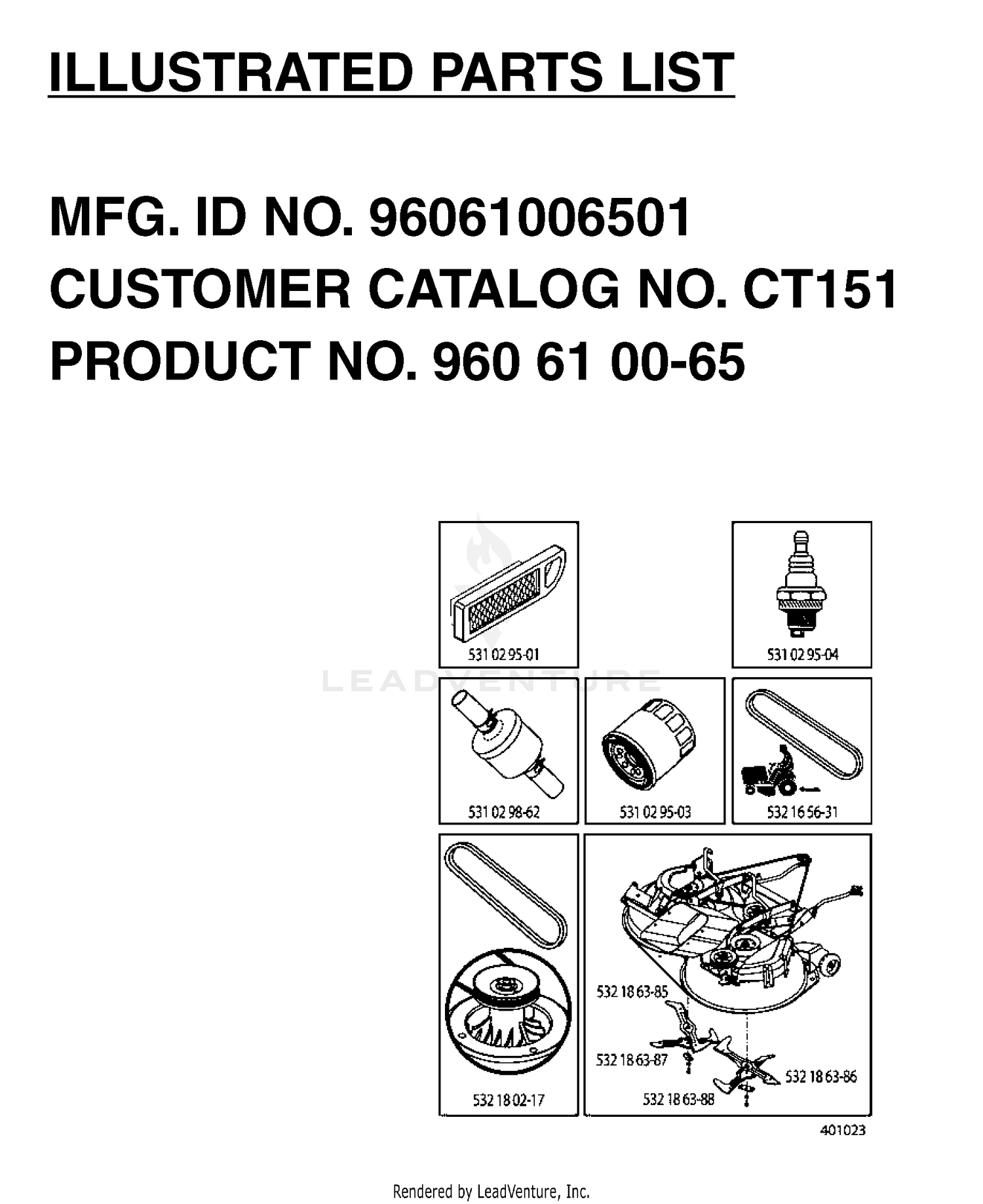 FREQUENTLY USED PARTS