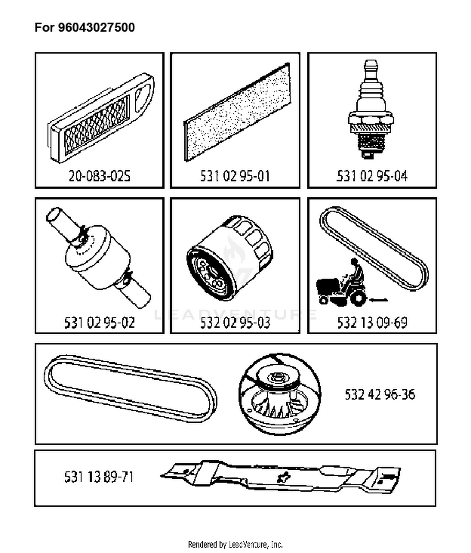 FREQUENTLY USED PARTS