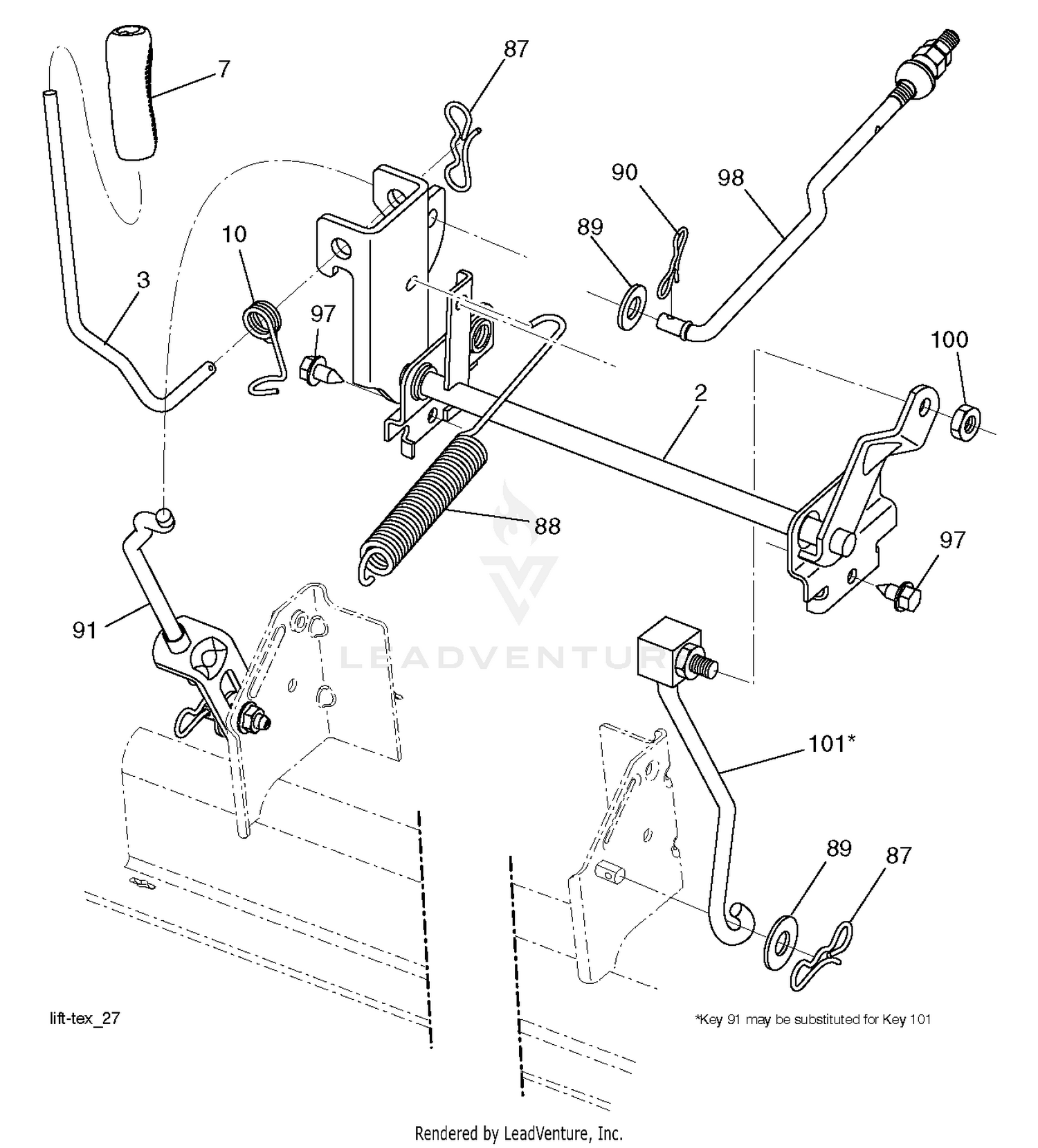 MOWER LIFT / DECK LIFT
