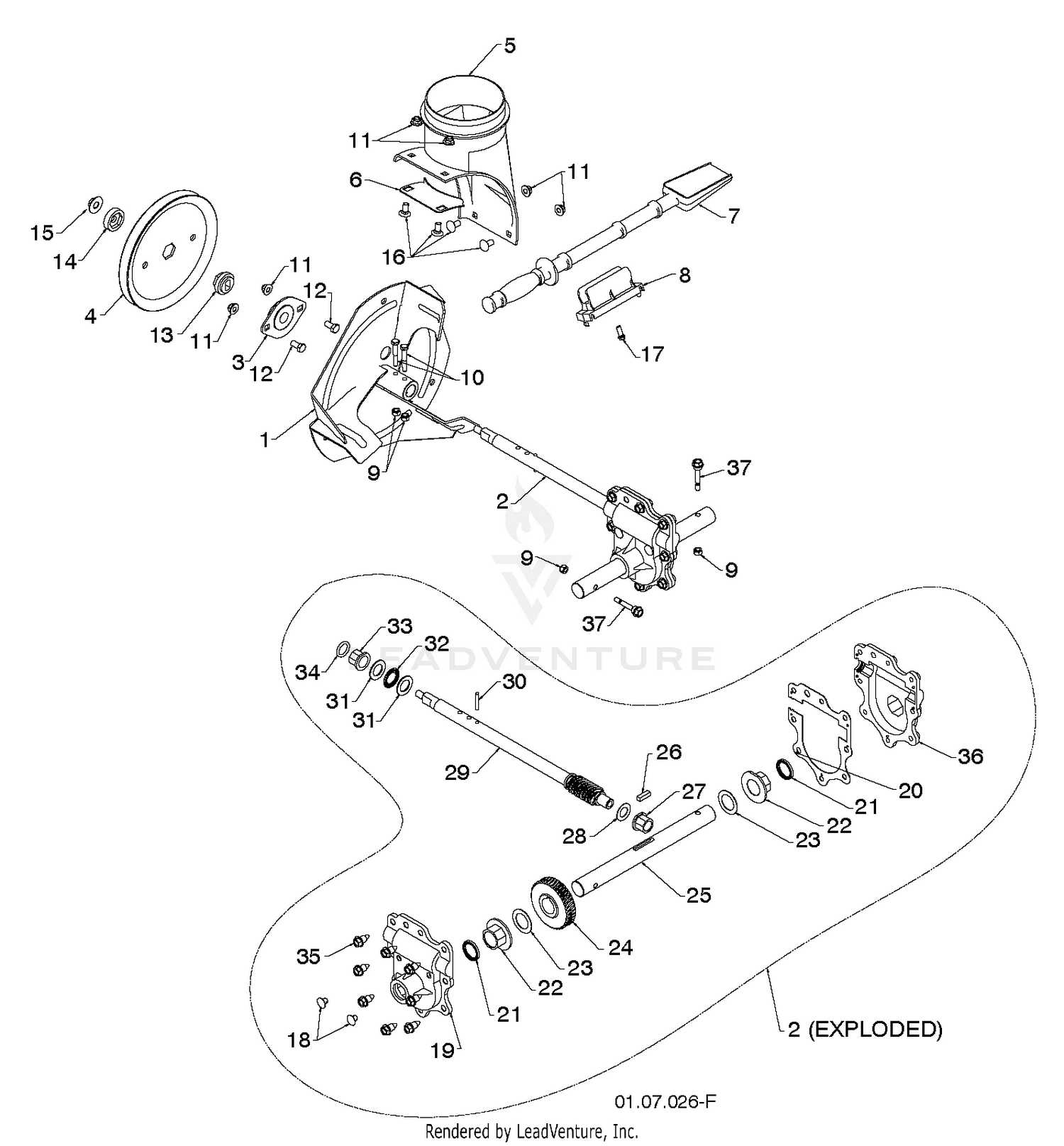 AUGER HOUSING & IMPELLER 4