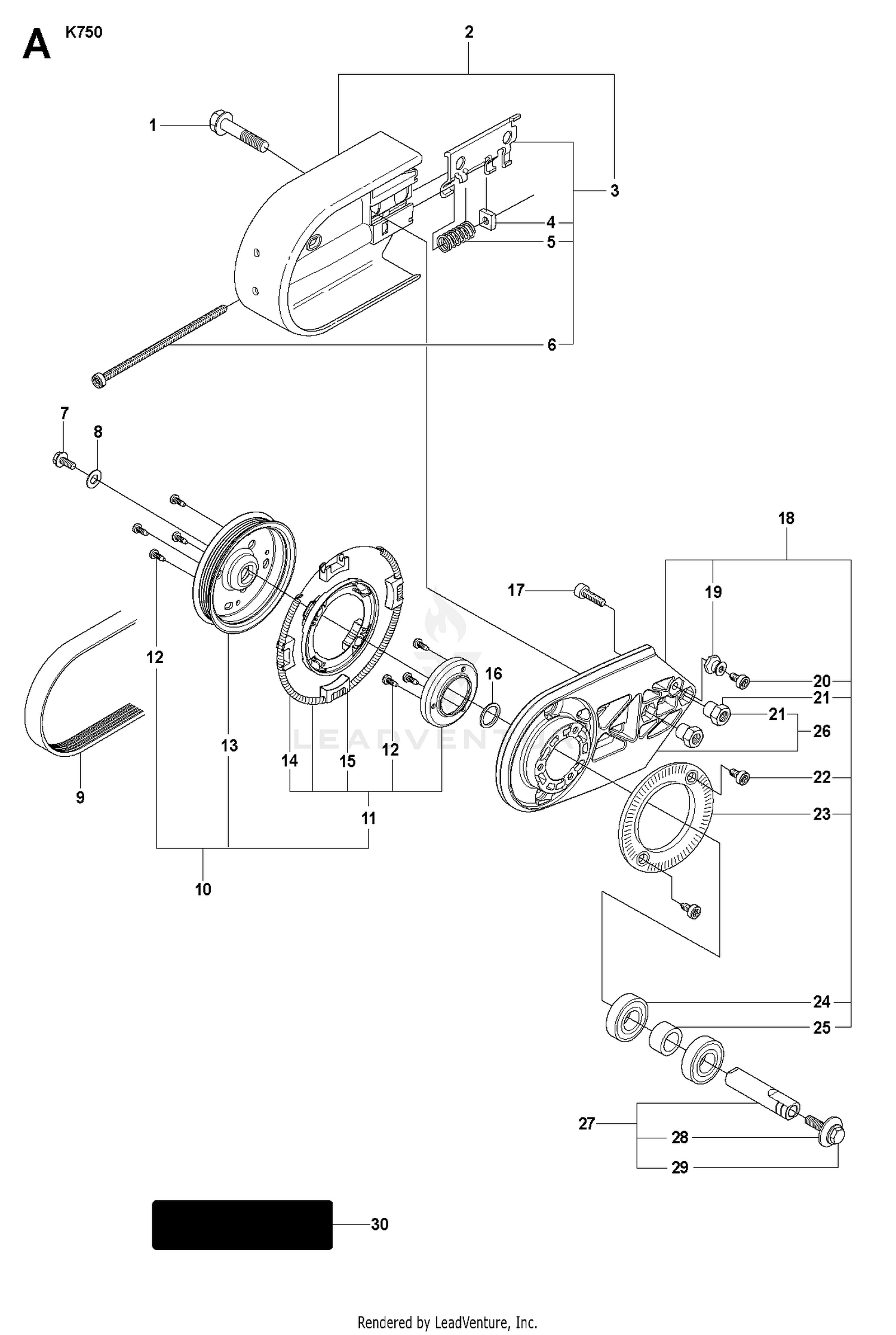 BELT GUARD & PULLEY