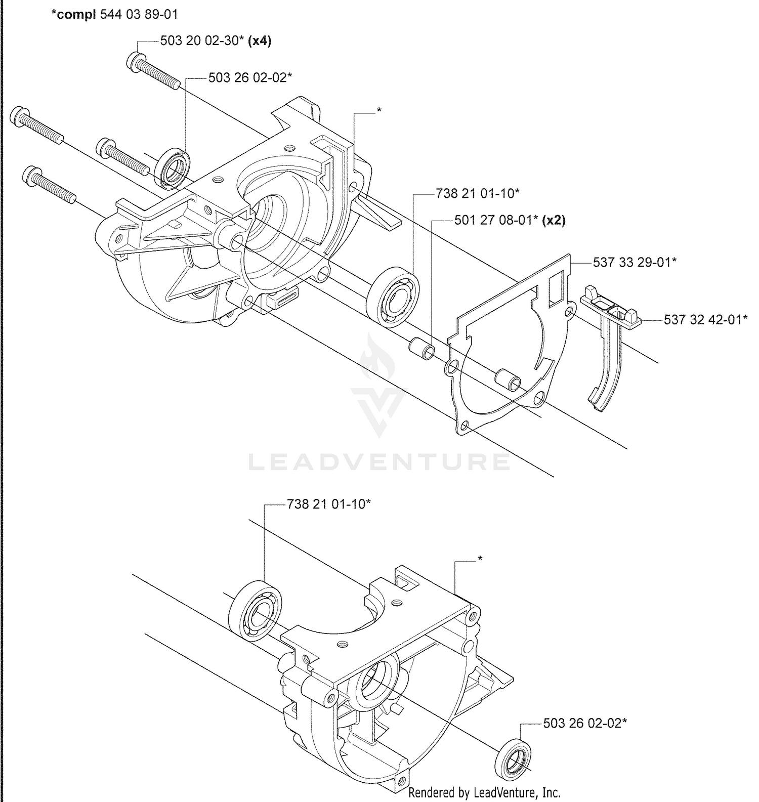Crankshaft and Crankcase