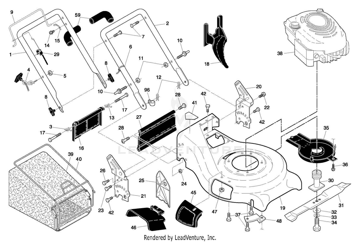 Handle And Deck Assembly