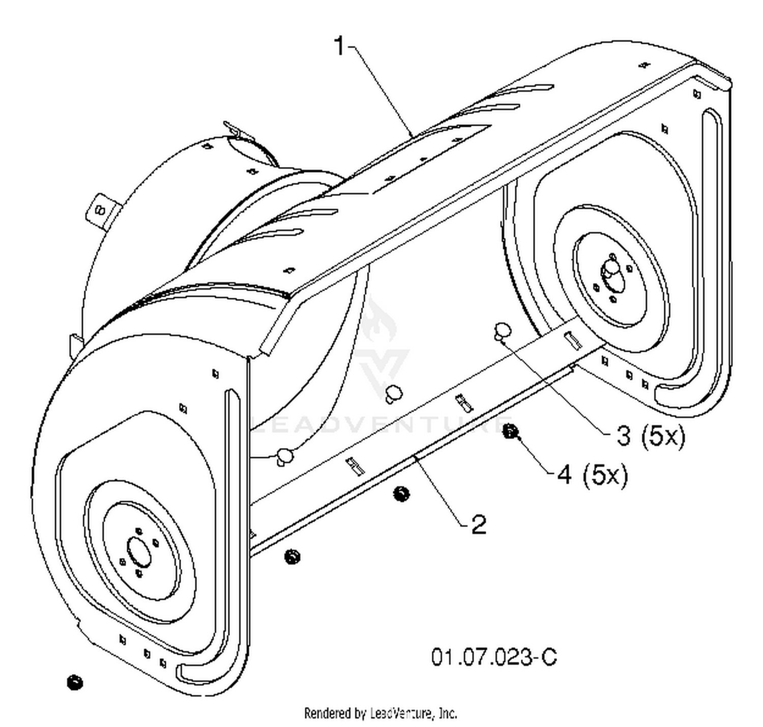 AUGER HOUSING & IMPELLER