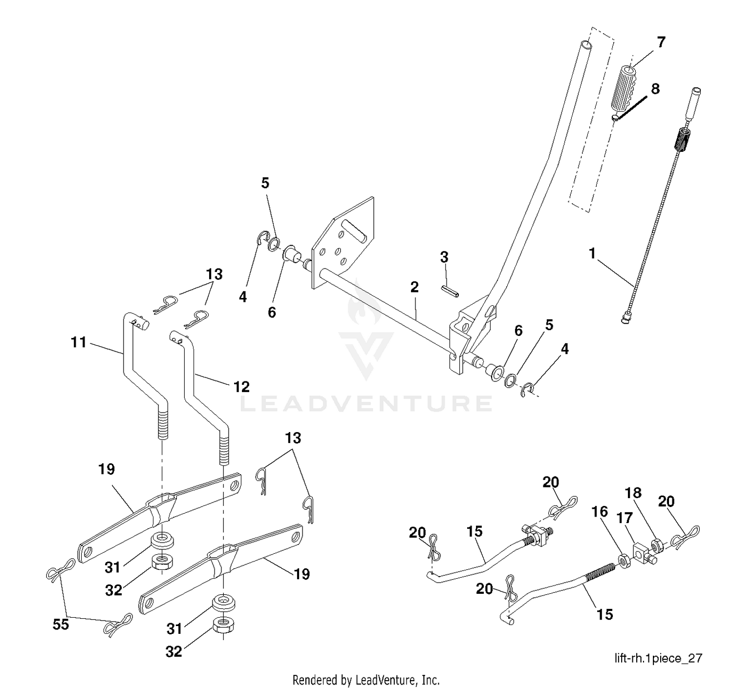 MOWER LIFT / DECK LIFT