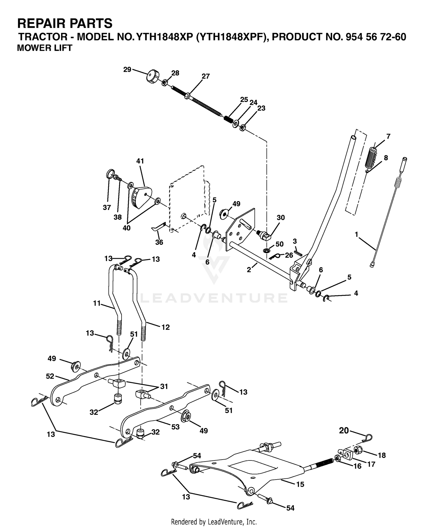 MOWER LIFT / DECK LIFT